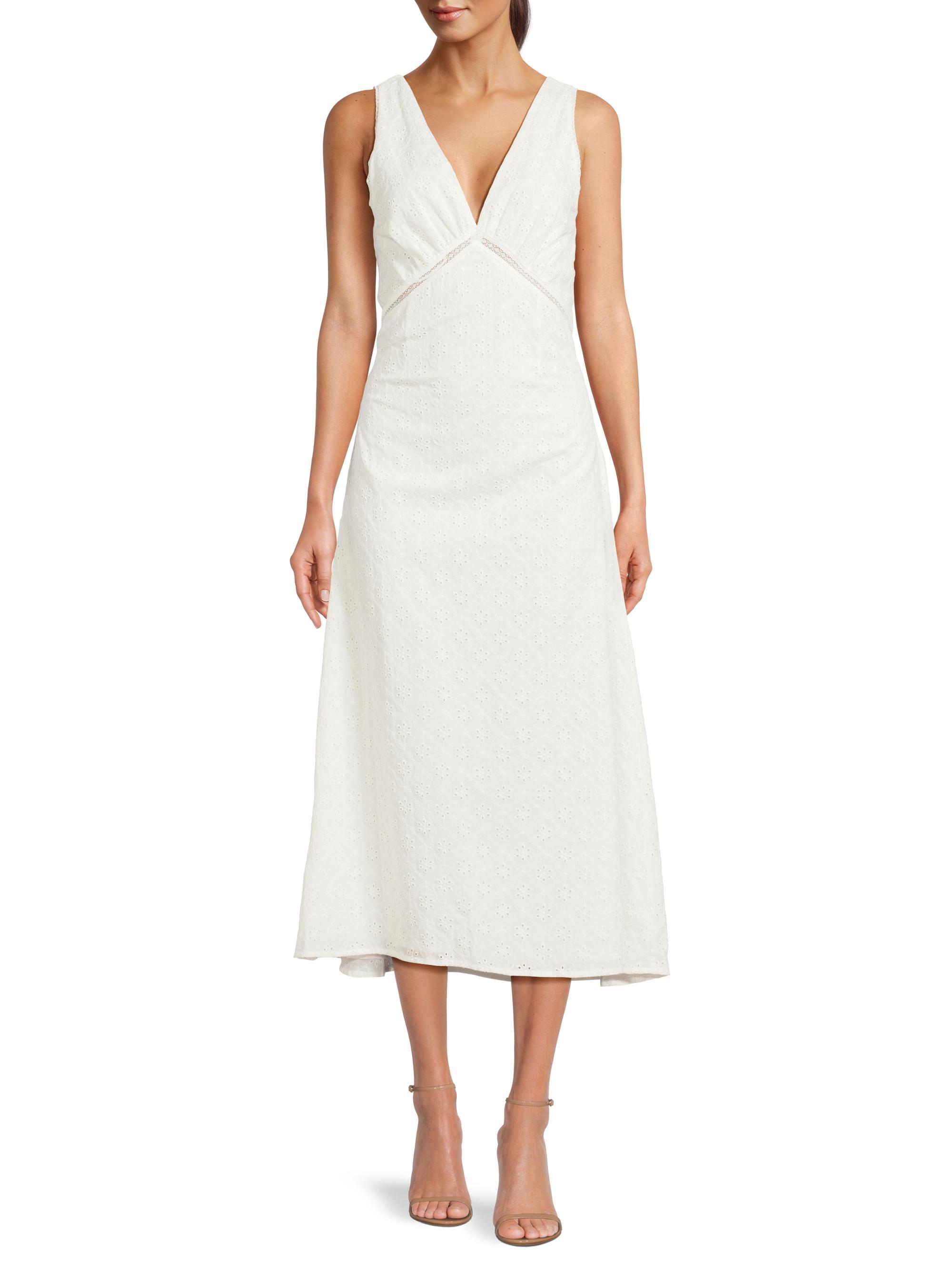 faithfull the brand maya midi dress Maya Broderie Anglaise Midi Dress
