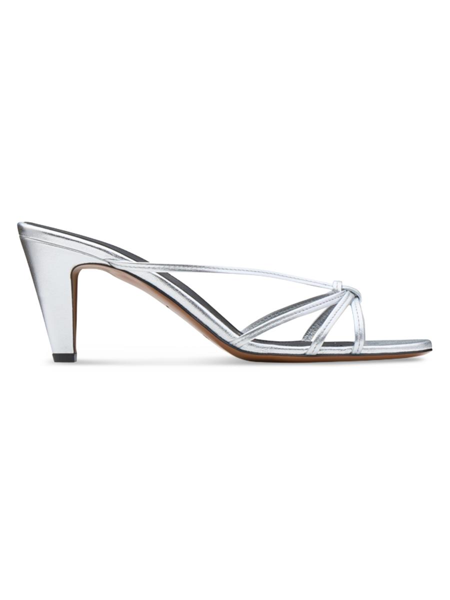 Neous Motha 65MM Metallic Leather Sandals | Saks Fifth Avenue