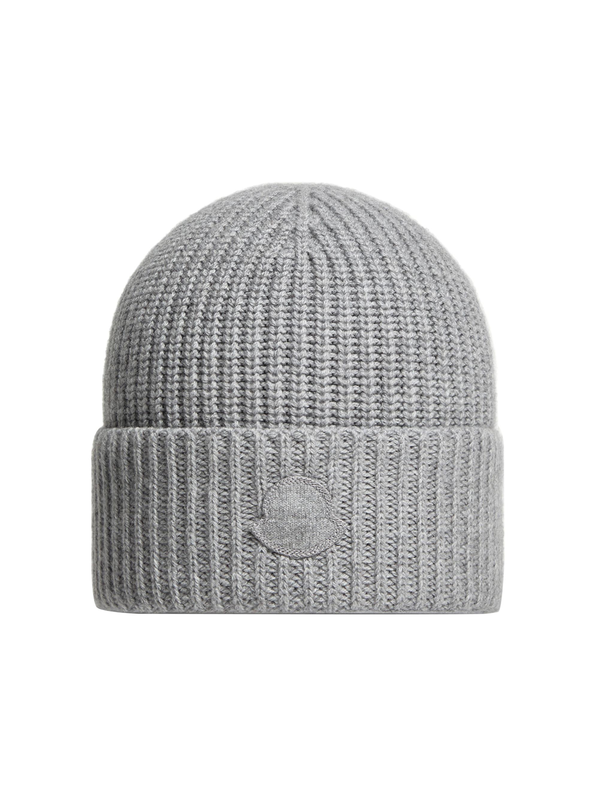 Moncler Women's Beanie in Cashmere - Gray