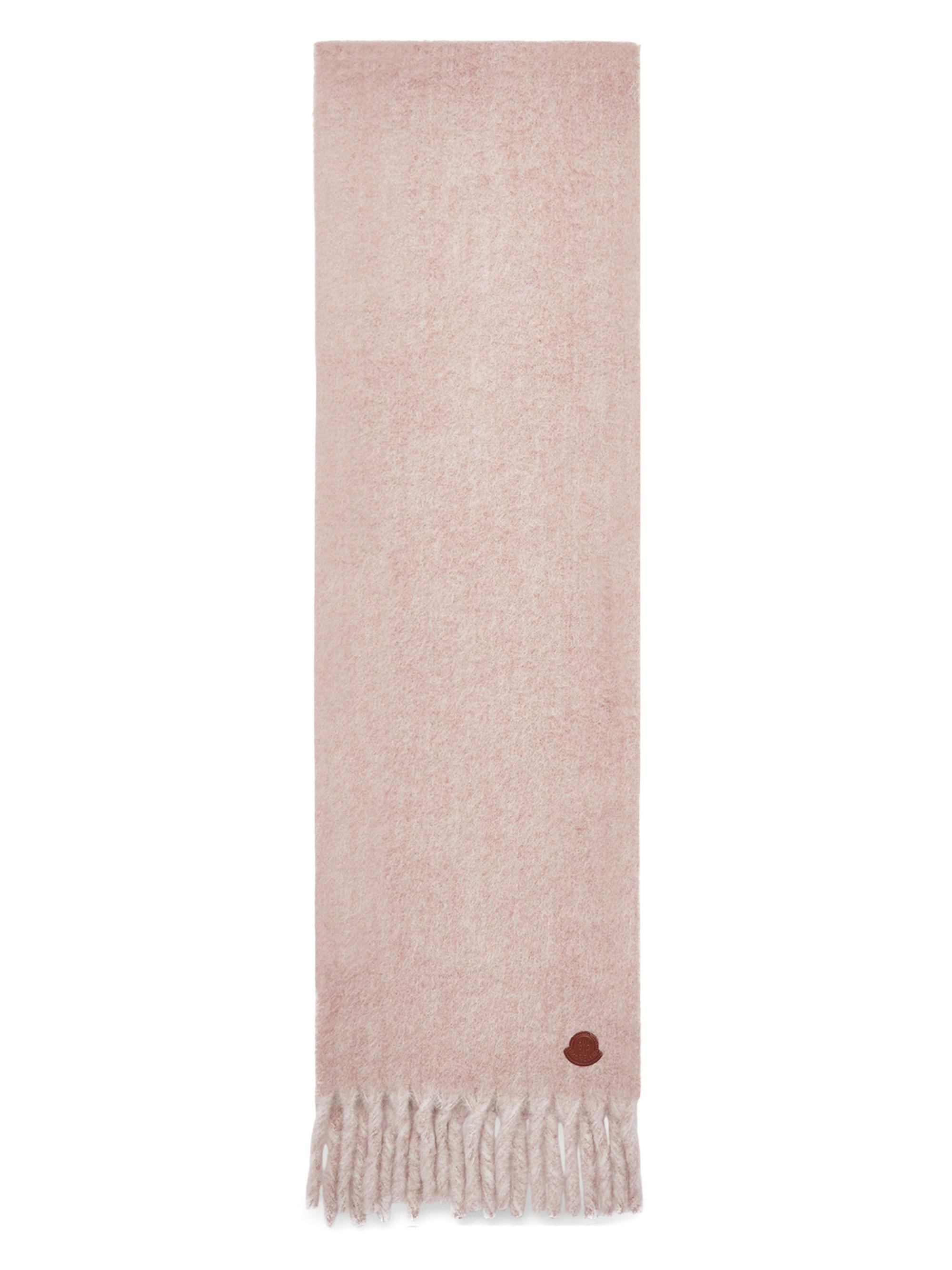 Moncler Women's Scarf in Wool & Alpaca Blend - Pink