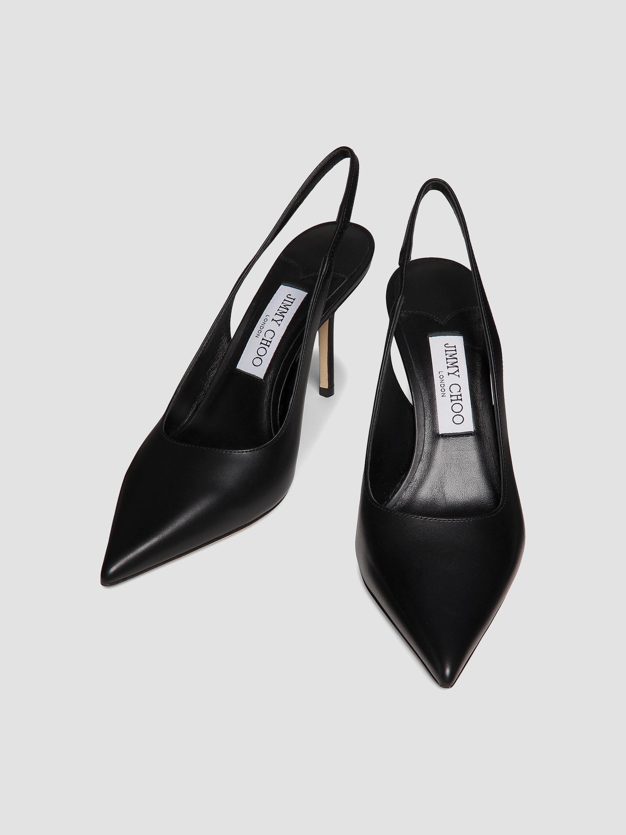 Jimmy Choo Love 85MM Leather Slingback Pumps | Saks Fifth Avenue