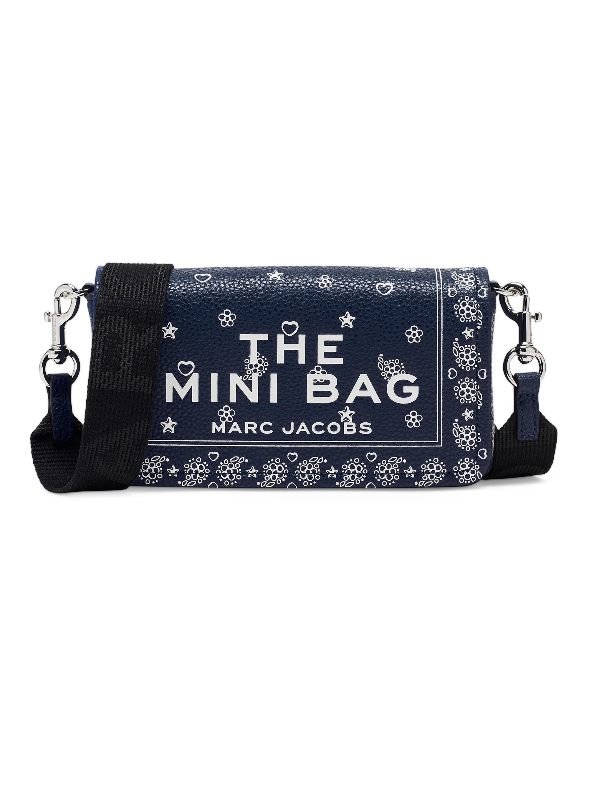 Marc Jacobs Women's The Mini Bandana Leather Bag - Navy Multi