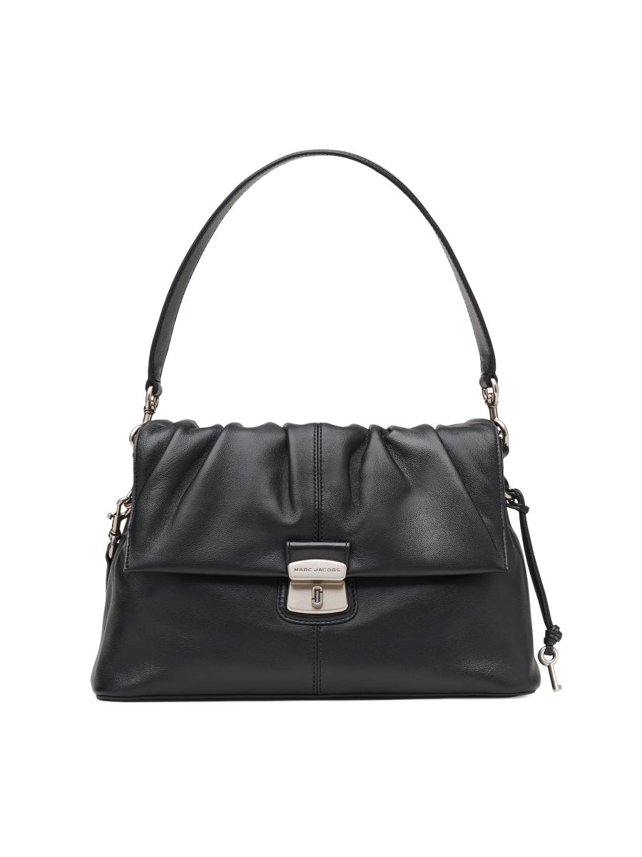 クリスチャンココ Marc Jacobs The Croc Cristina Small Satchel Ruched Crossbody Bag
