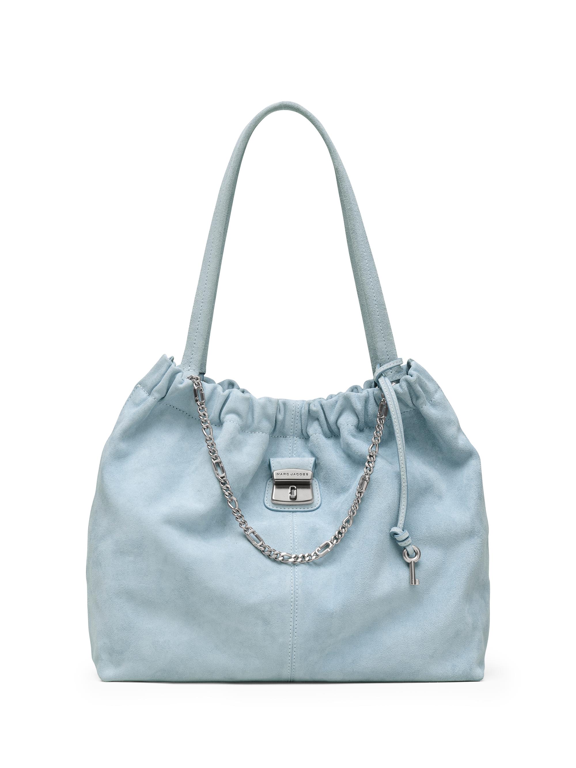 Marc Jacobs Women's The Cristina Suede Tote Bag - Blue Mist