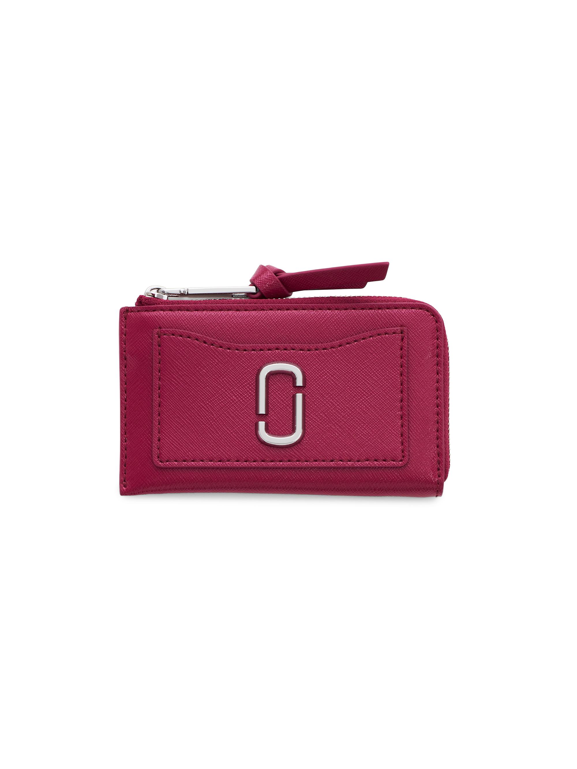 Marc Jacobs Women's The Utility Snapshot Top Zip Multi Leather Wallet - Lipgloss Pink