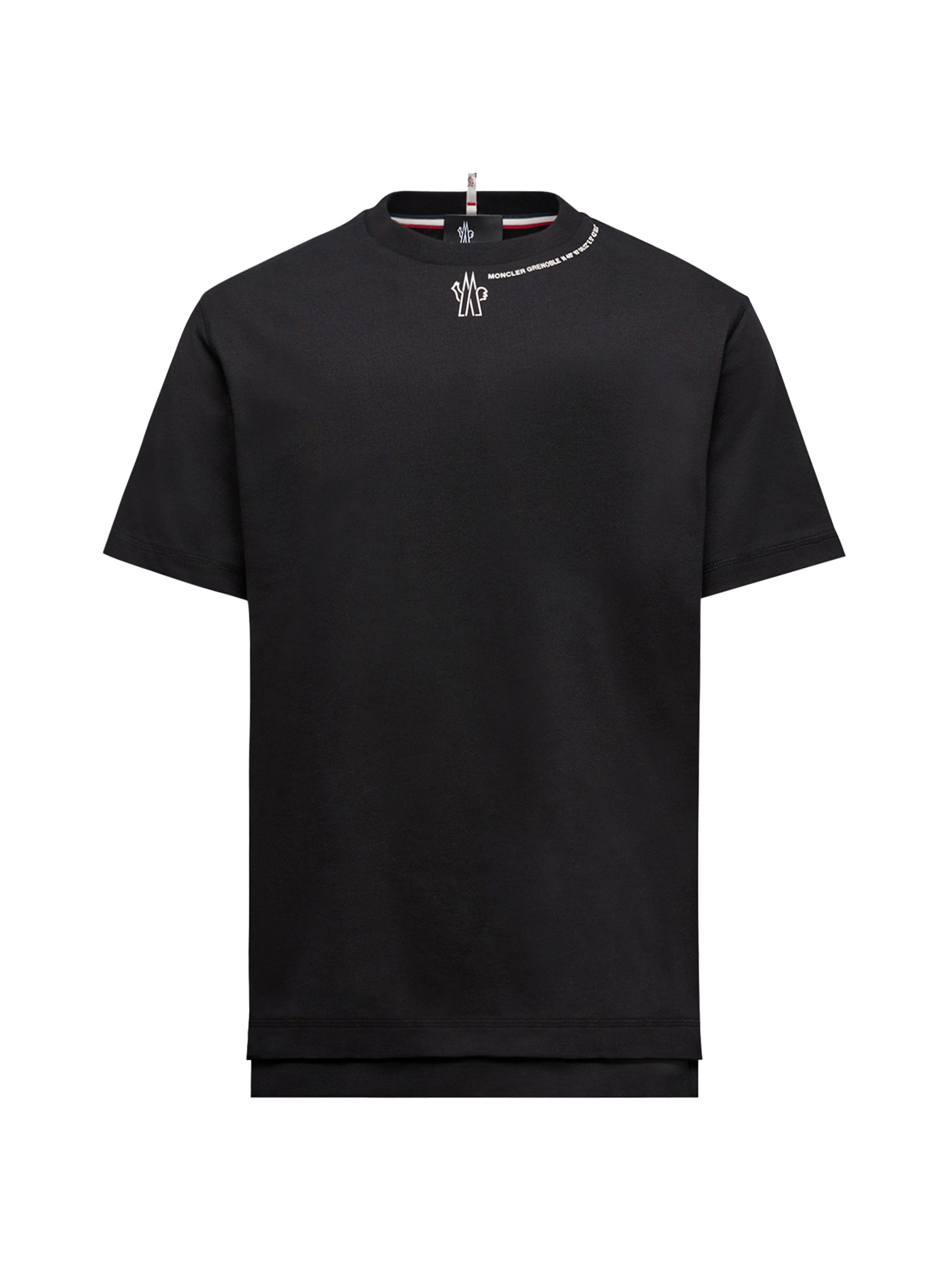 MONCLER Ｔシャツ Moncler x adidas Originals Panel T-Shirt in Black/Ecru Moncler