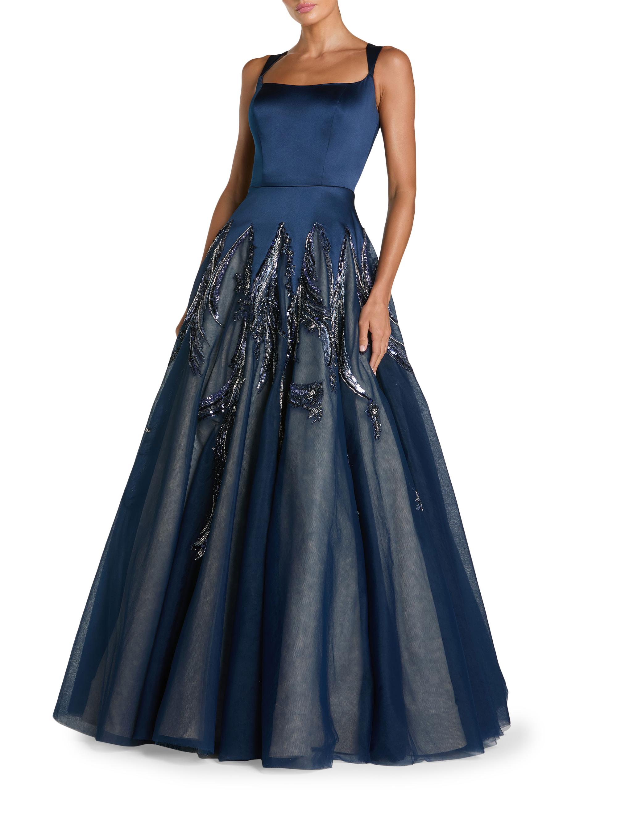 Mac Duggal Sequin \u0026 Bead-Embellished Ball Gown | Saks Fifth Avenue