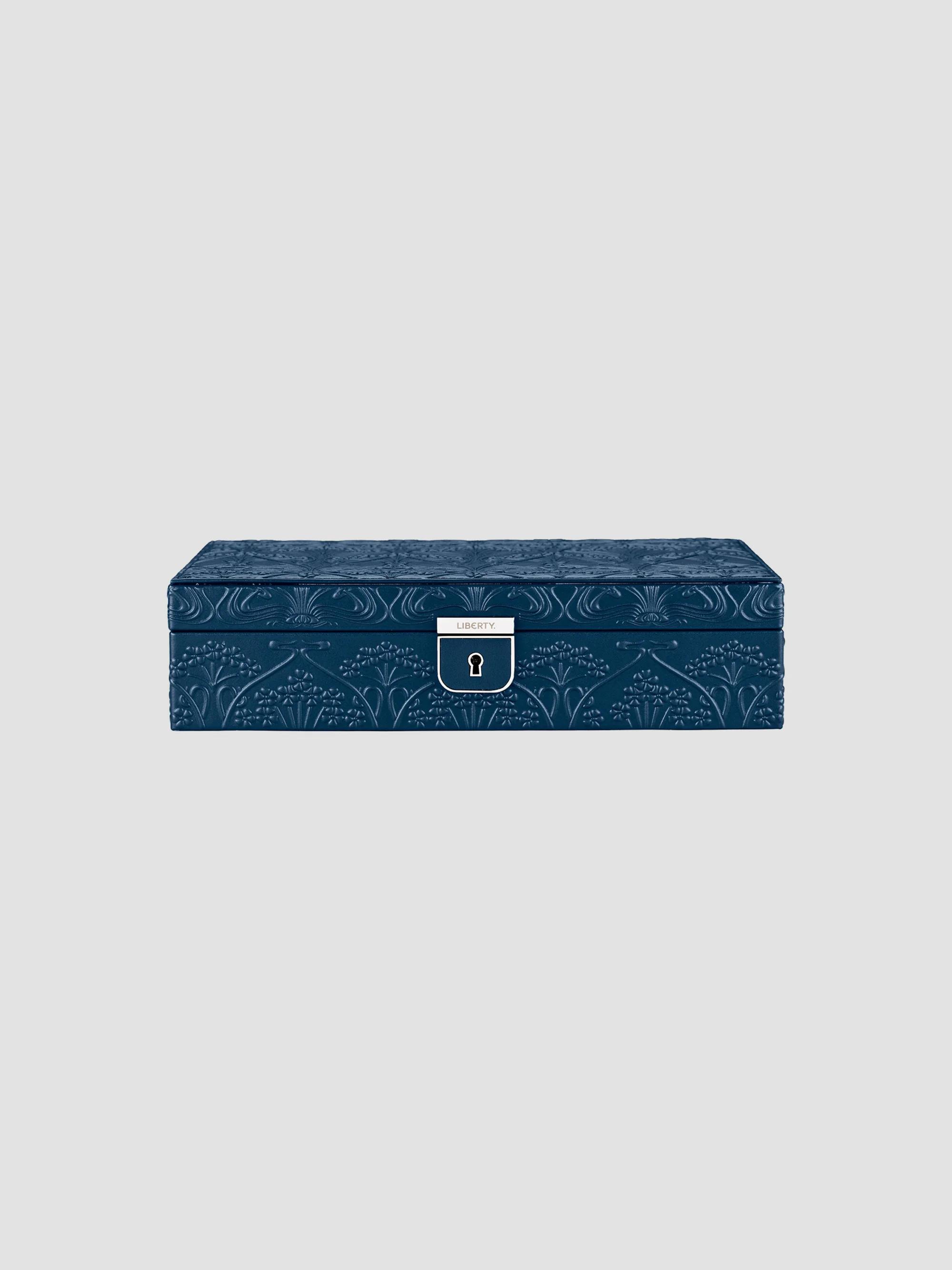 WOLF Medium Zoe Embroidered Jewelry Box | Saks Fifth Avenue