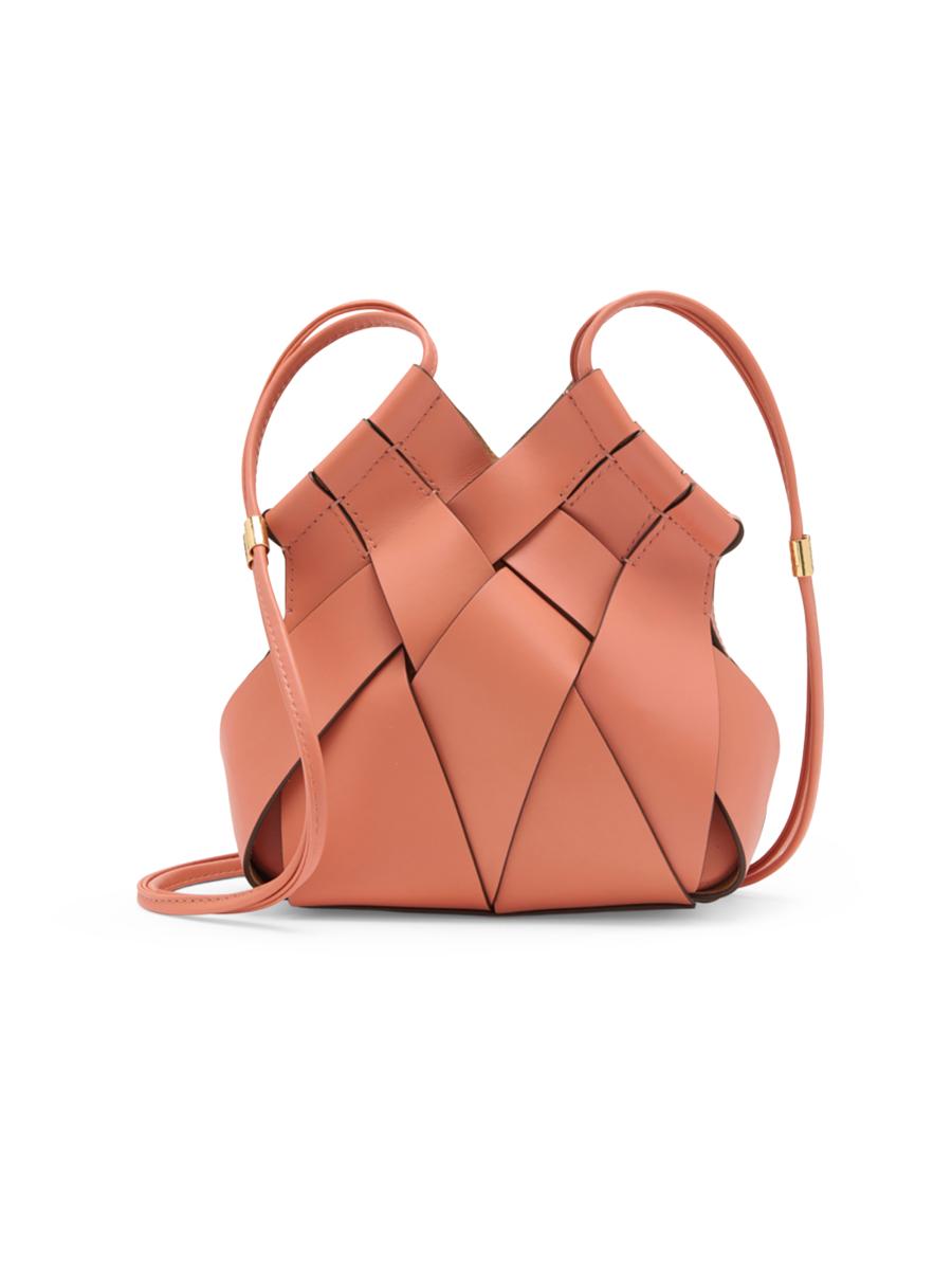 Ulla Johnson Women's Charlotte Woven-leather Crossbody Bag In Pink