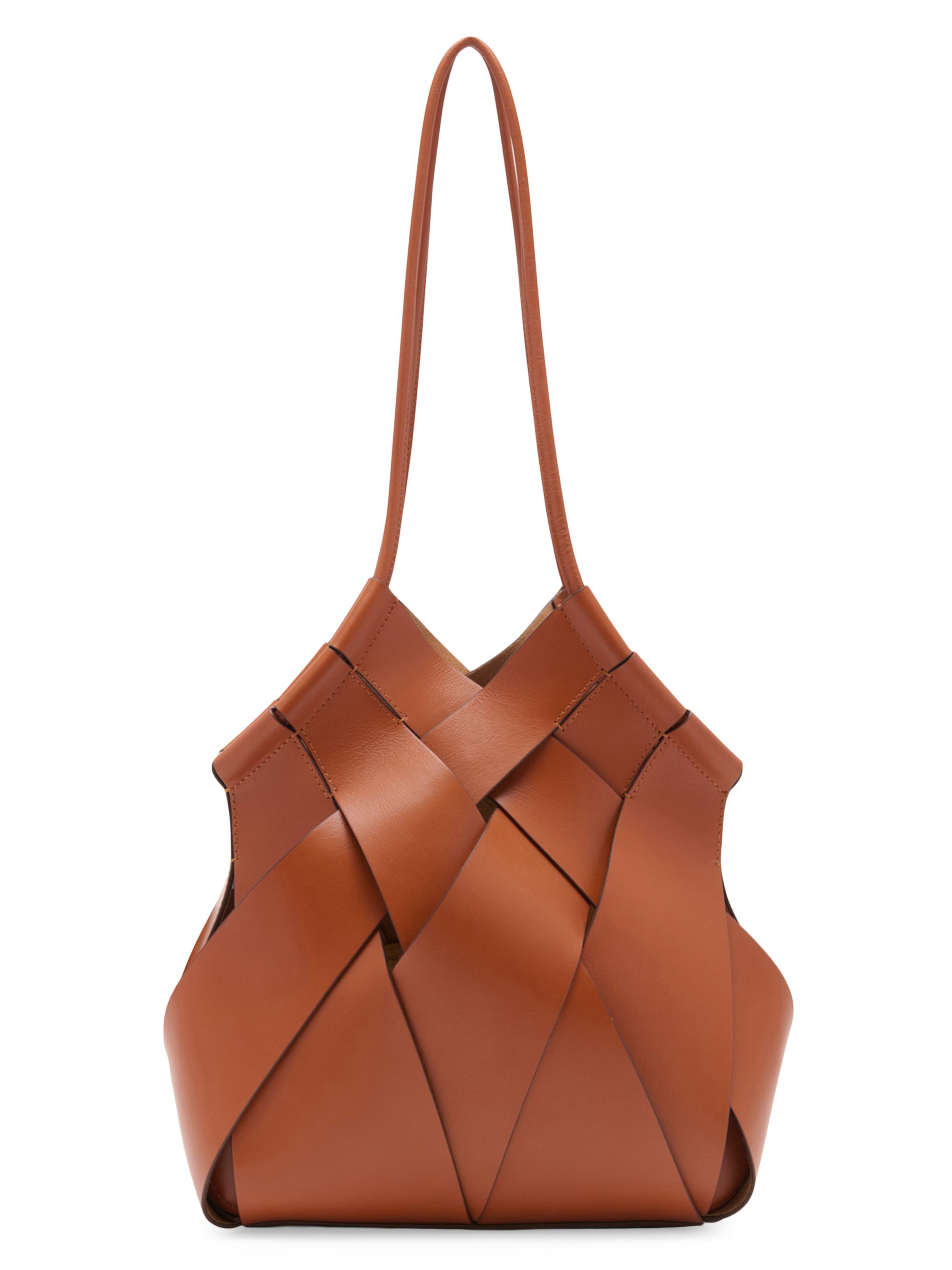 Ulla Johnson Women's Charlotte Woven Leather Shoulder Bag - Sierra