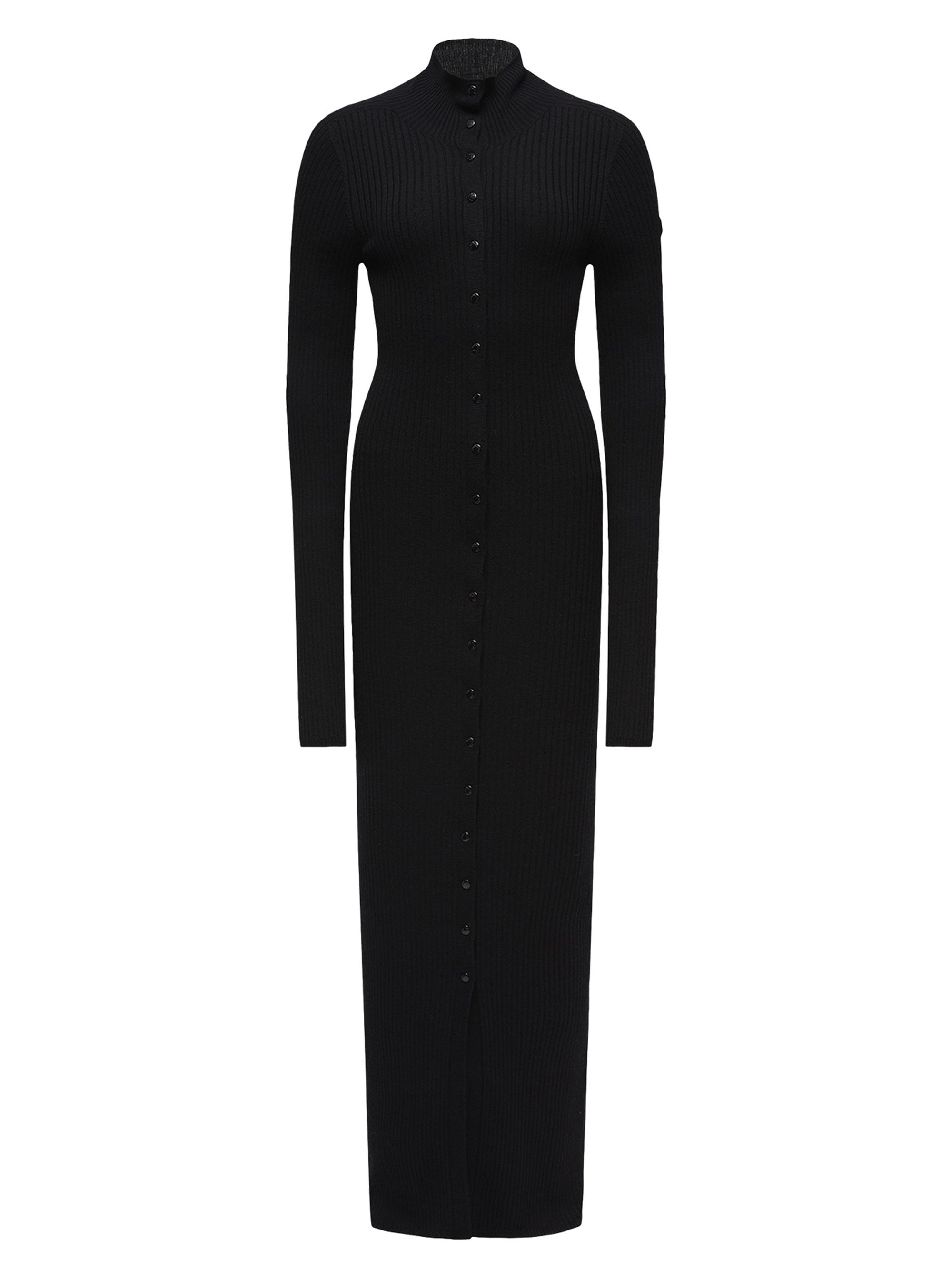 Moncler Genius Women's Moncler x EE72 by Edward Enninful Wool Dress in Wool - Black
