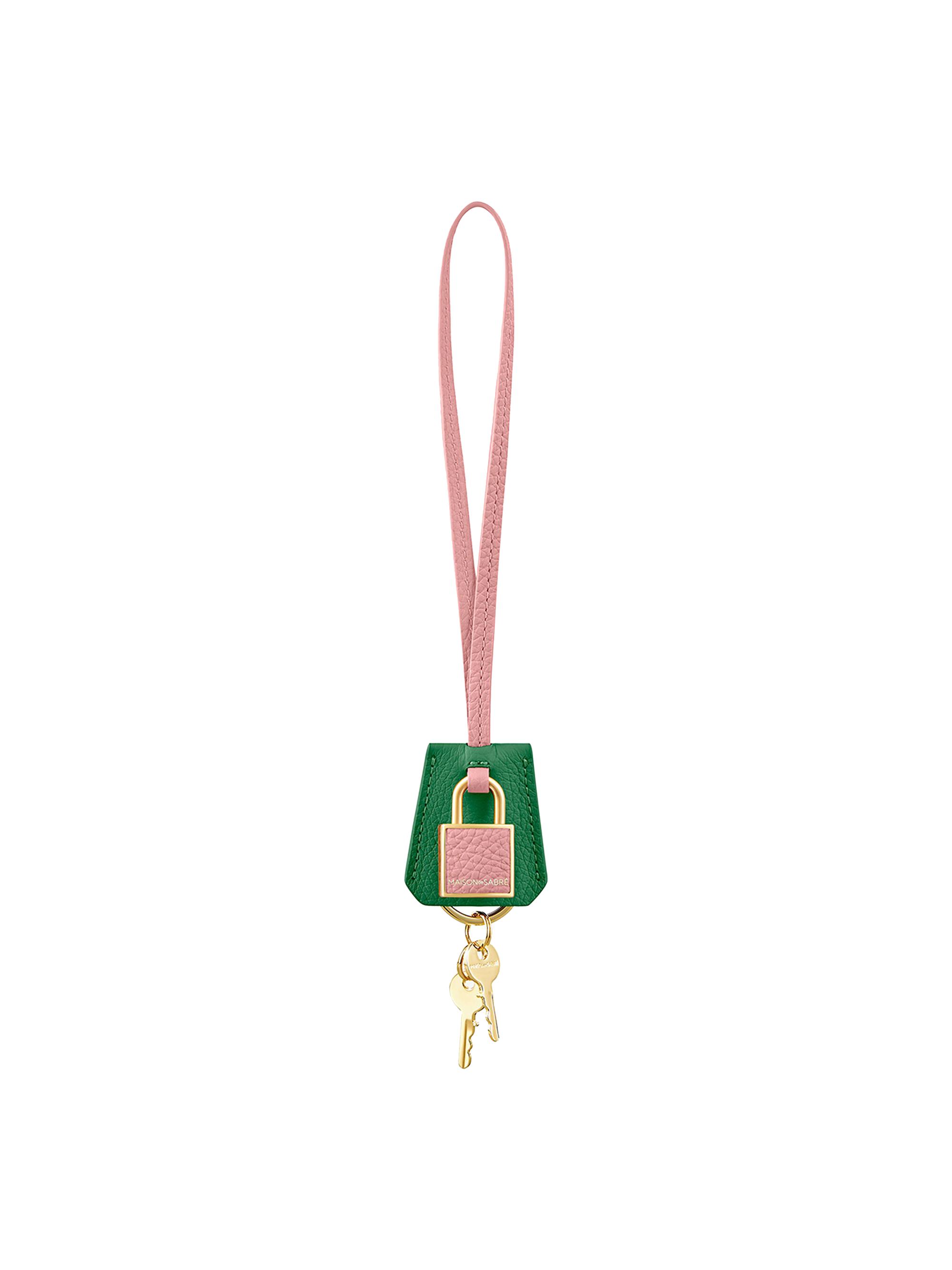Maison de Sabre Women's The SABRéMOJI Padlock Charm - Emerald Lily