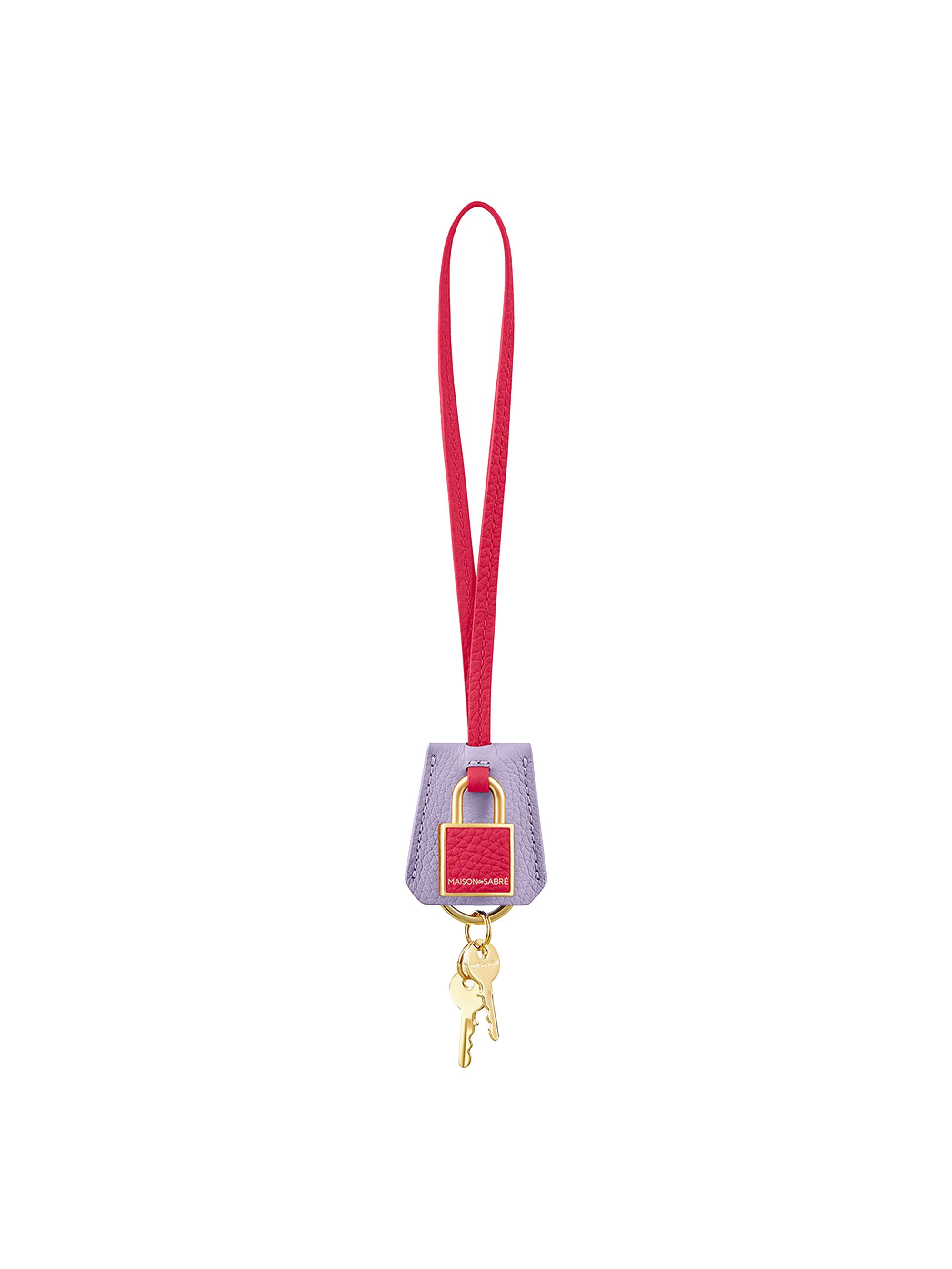 Maison de Sabre Women's The SABRéMOJI Padlock Charm - Fuchsia Lavender