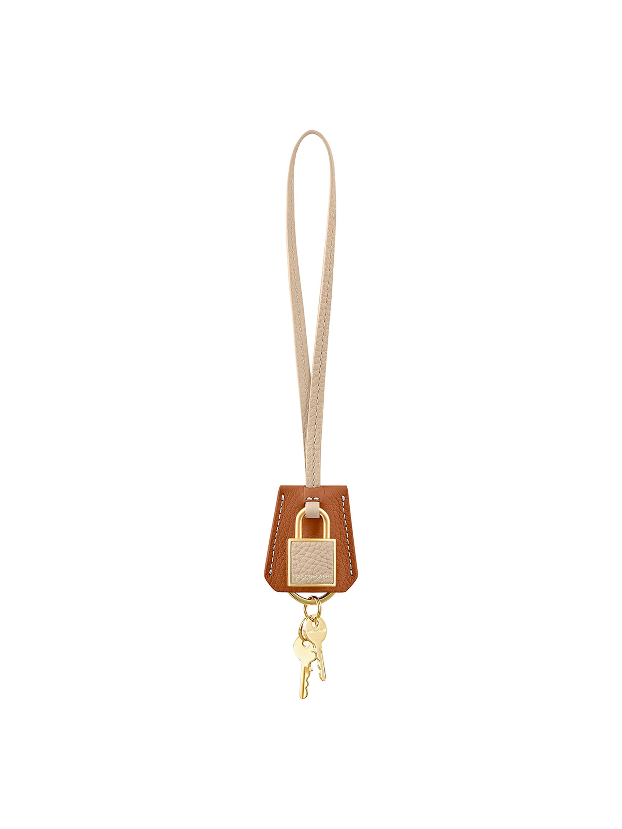Maison de Sabre Women's The SABRéMOJI Padlock Charm - Pecan
