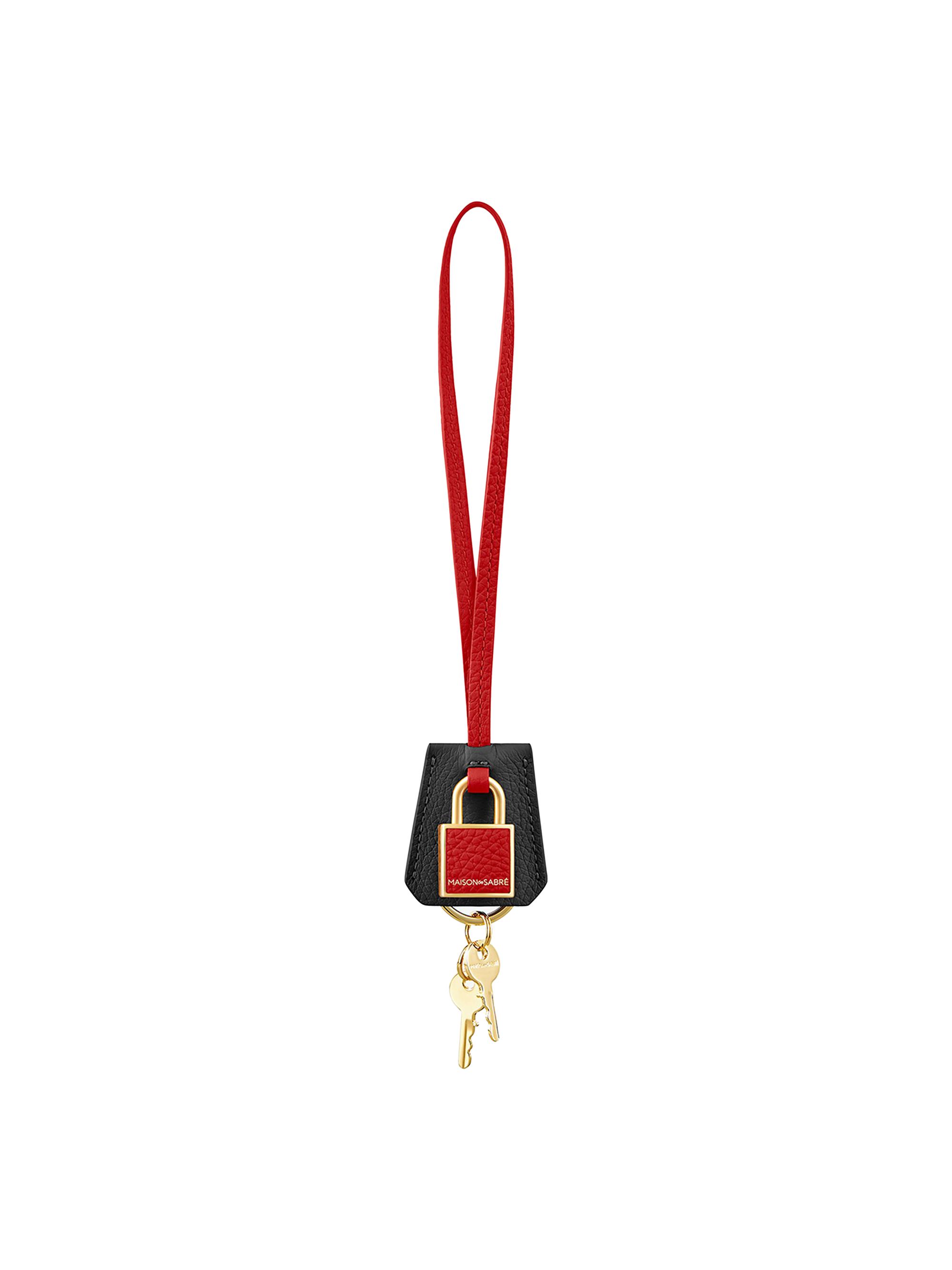 Maison de Sabre Women's The SABRéMOJI Padlock Charm - Rouge Noir