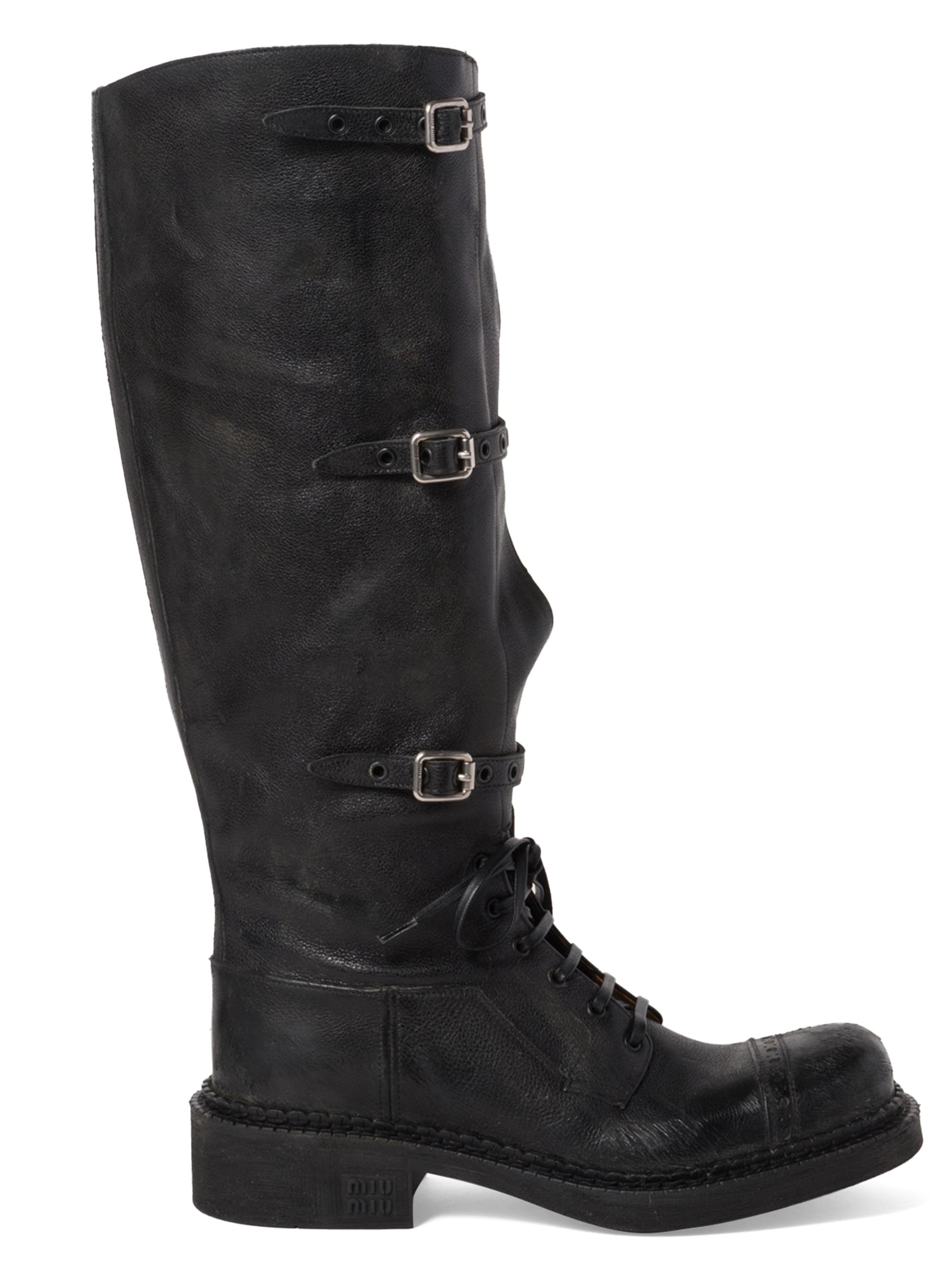 Miu Miu Leather Boots | Saks Fifth Avenue