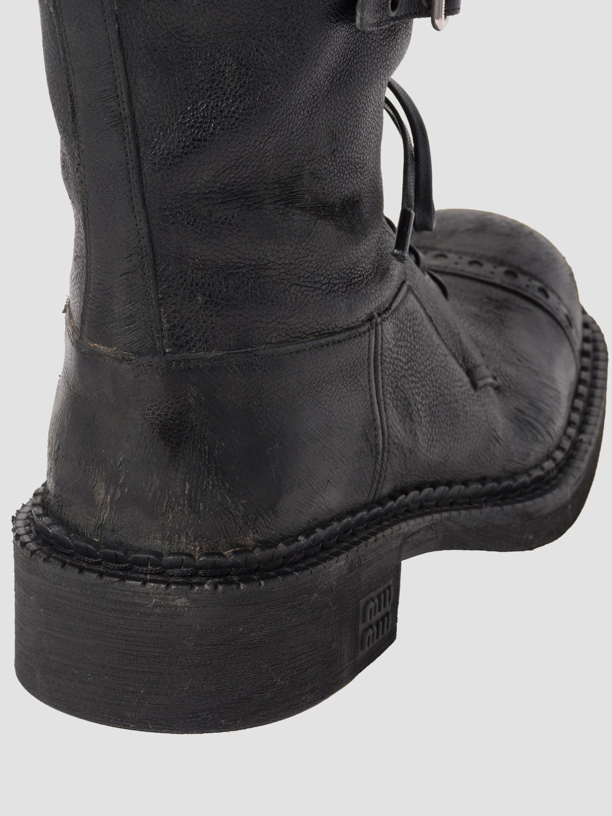 Miu Miu Leather Boots | Saks Fifth Avenue