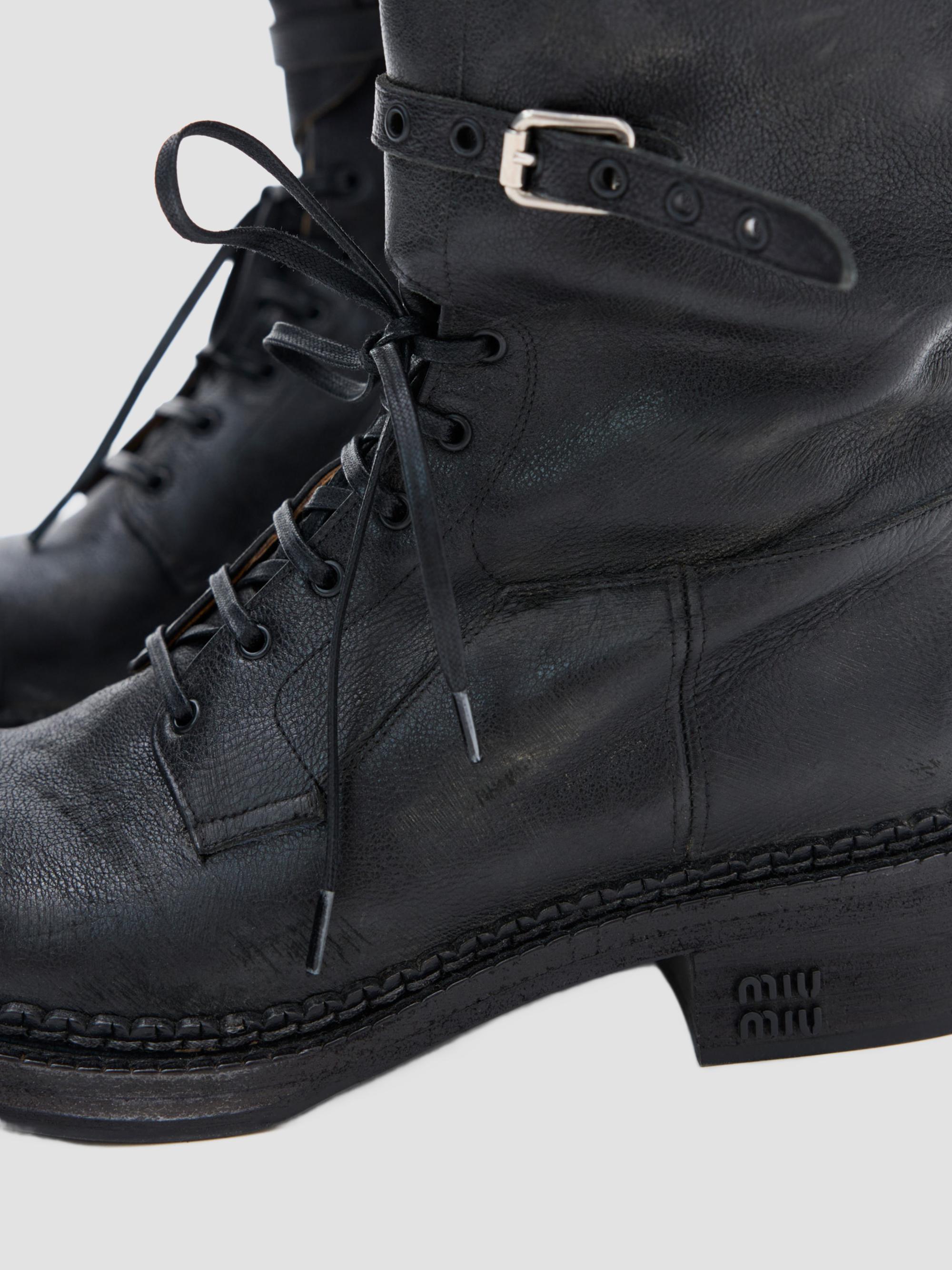 Miu Miu Leather Boots | Saks Fifth Avenue