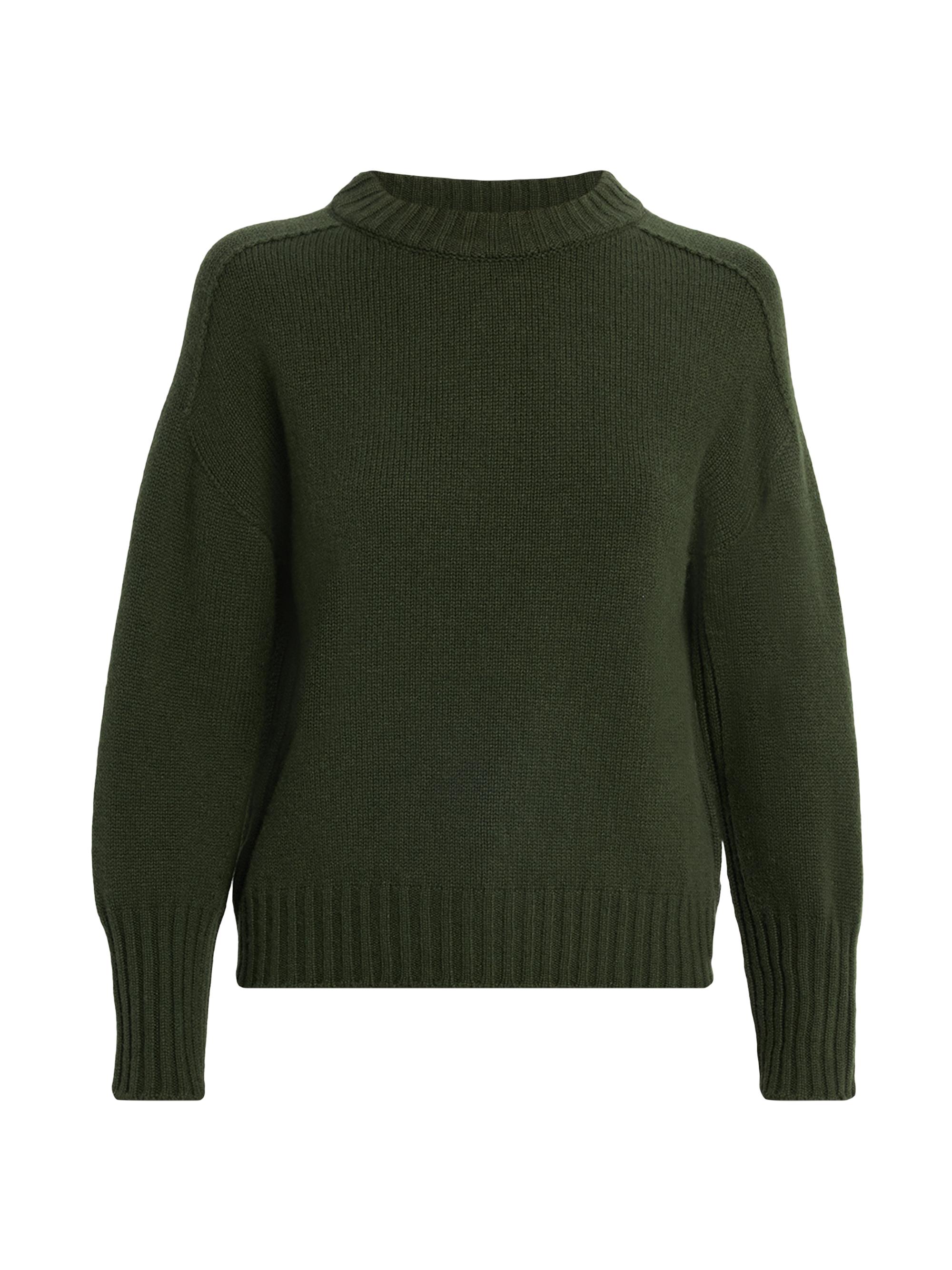 Oh My Goat Women's Cashmere Crewneck Sweater - Bordeaux