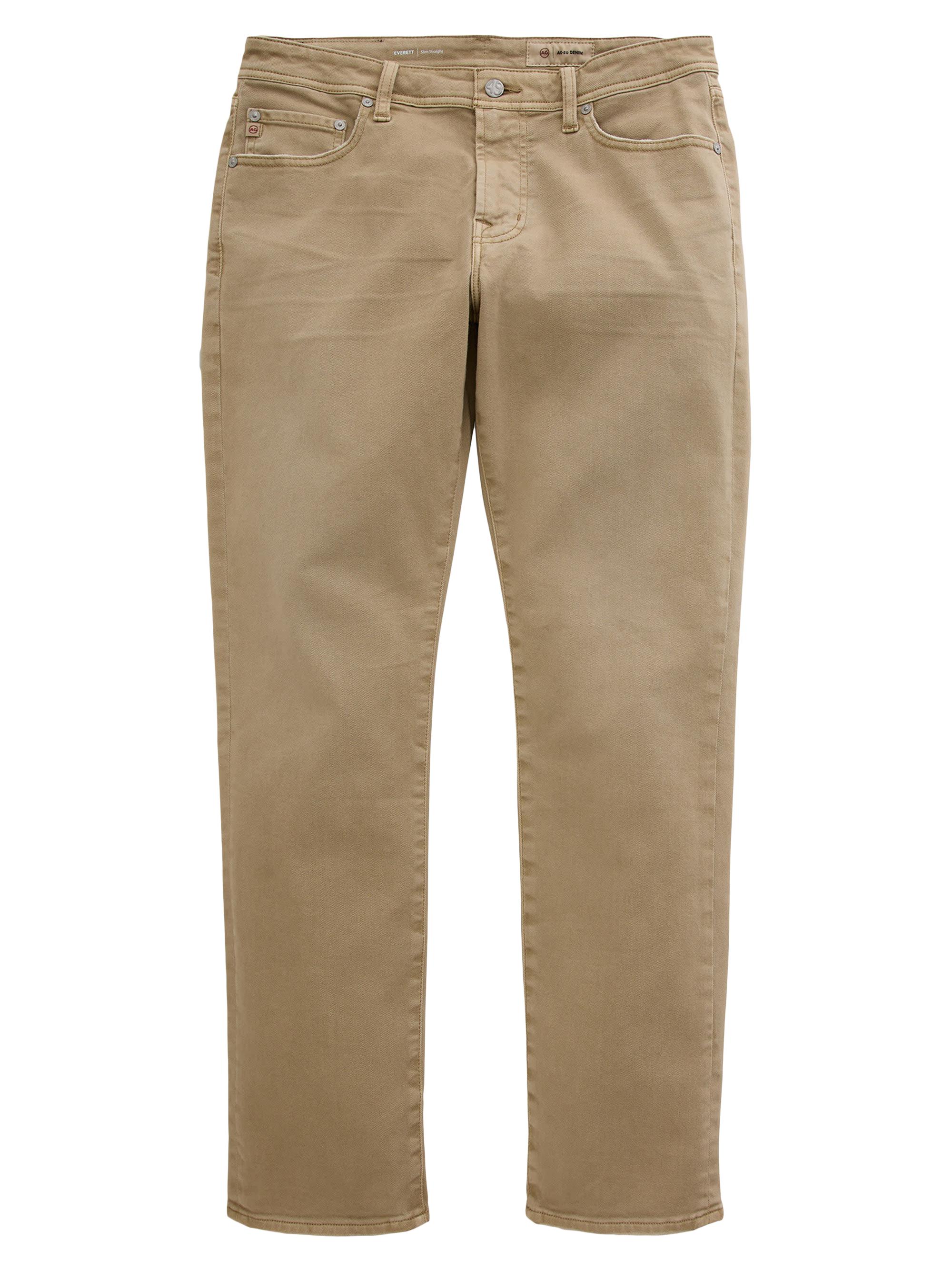 AG Jeans Men's Everett Straight-Leg Jeans - 7 Years Sulfur Valley Tan