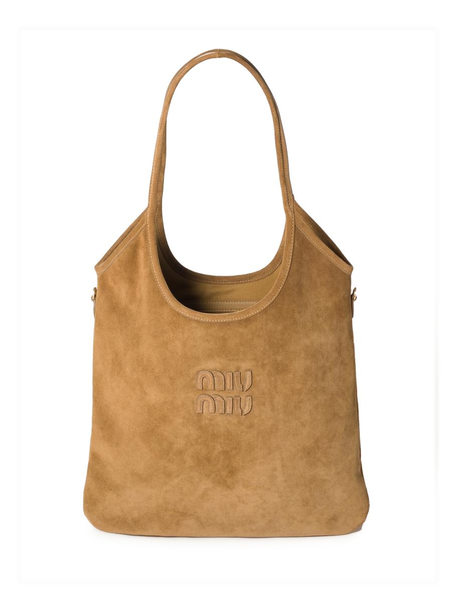 Miu Miu Ivy Suede Shoulder Bag | Saks Fifth Avenue