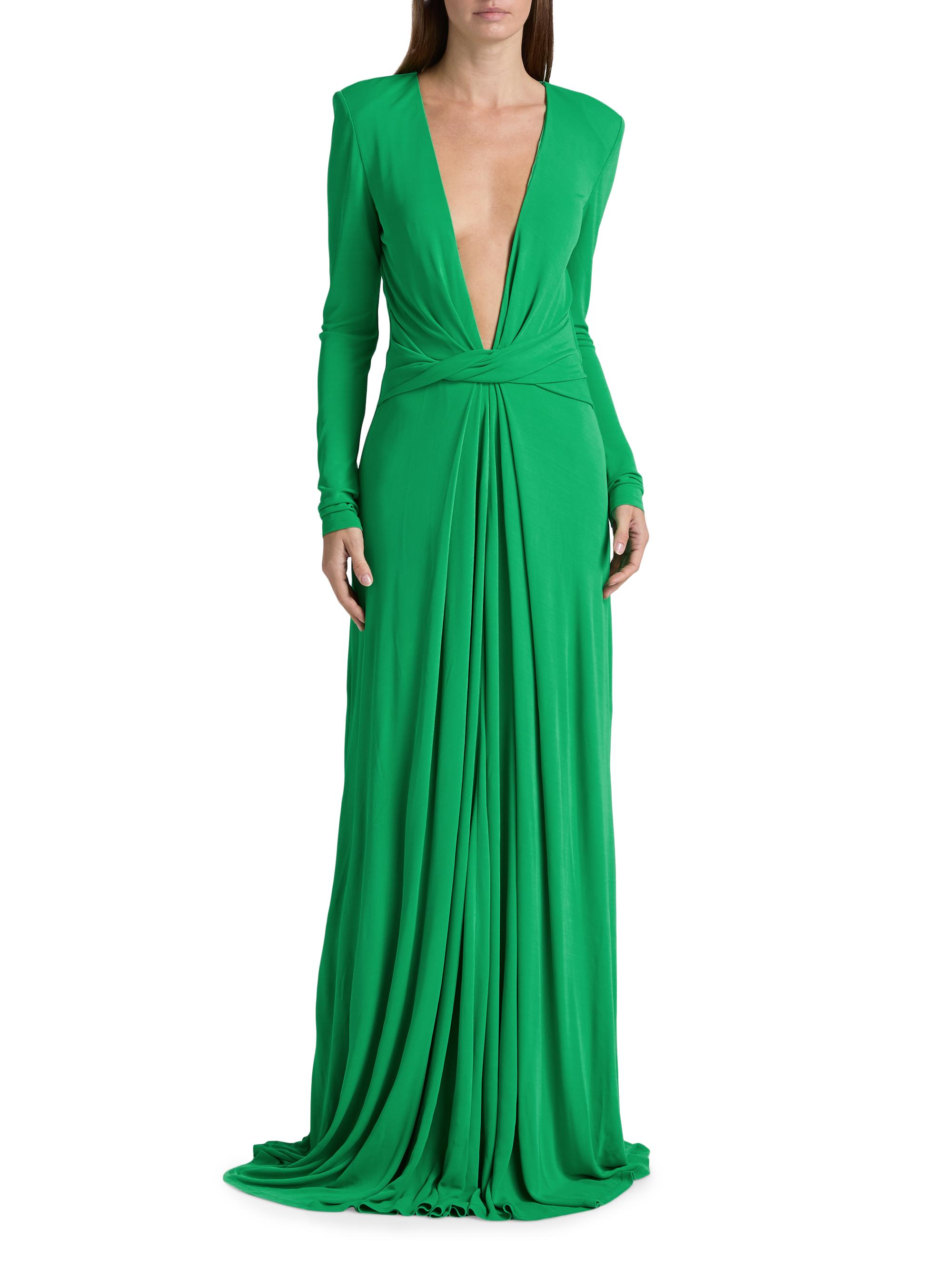 Ramy Brook Martini Plunging V-Neck Gown | Saks Fifth Avenue