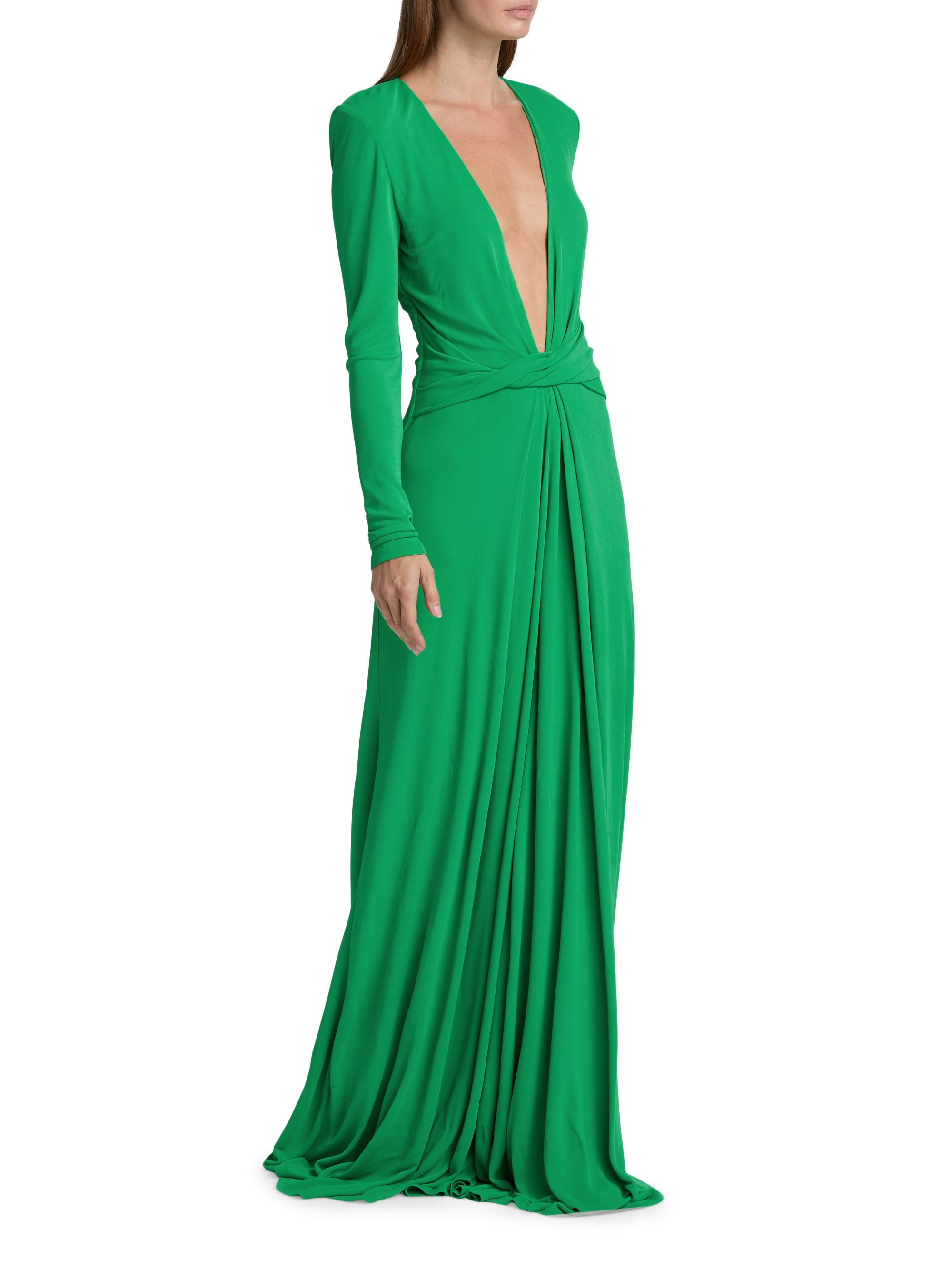 Ramy Brook Martini Plunging V-Neck Gown | Saks Fifth Avenue