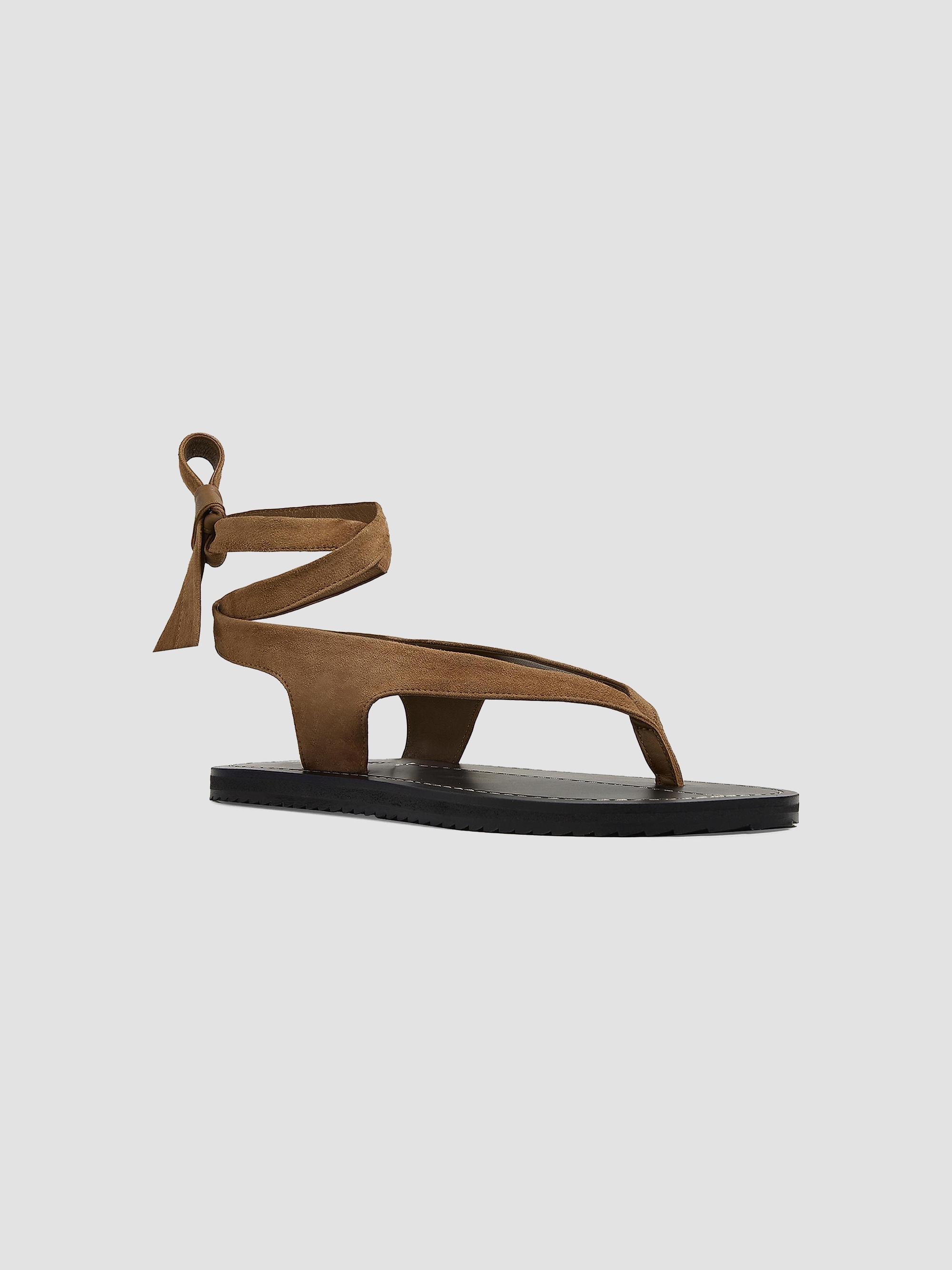 A.Emery Elmer Ankle-Wrap Suede Sandals | Saks Fifth Avenue
