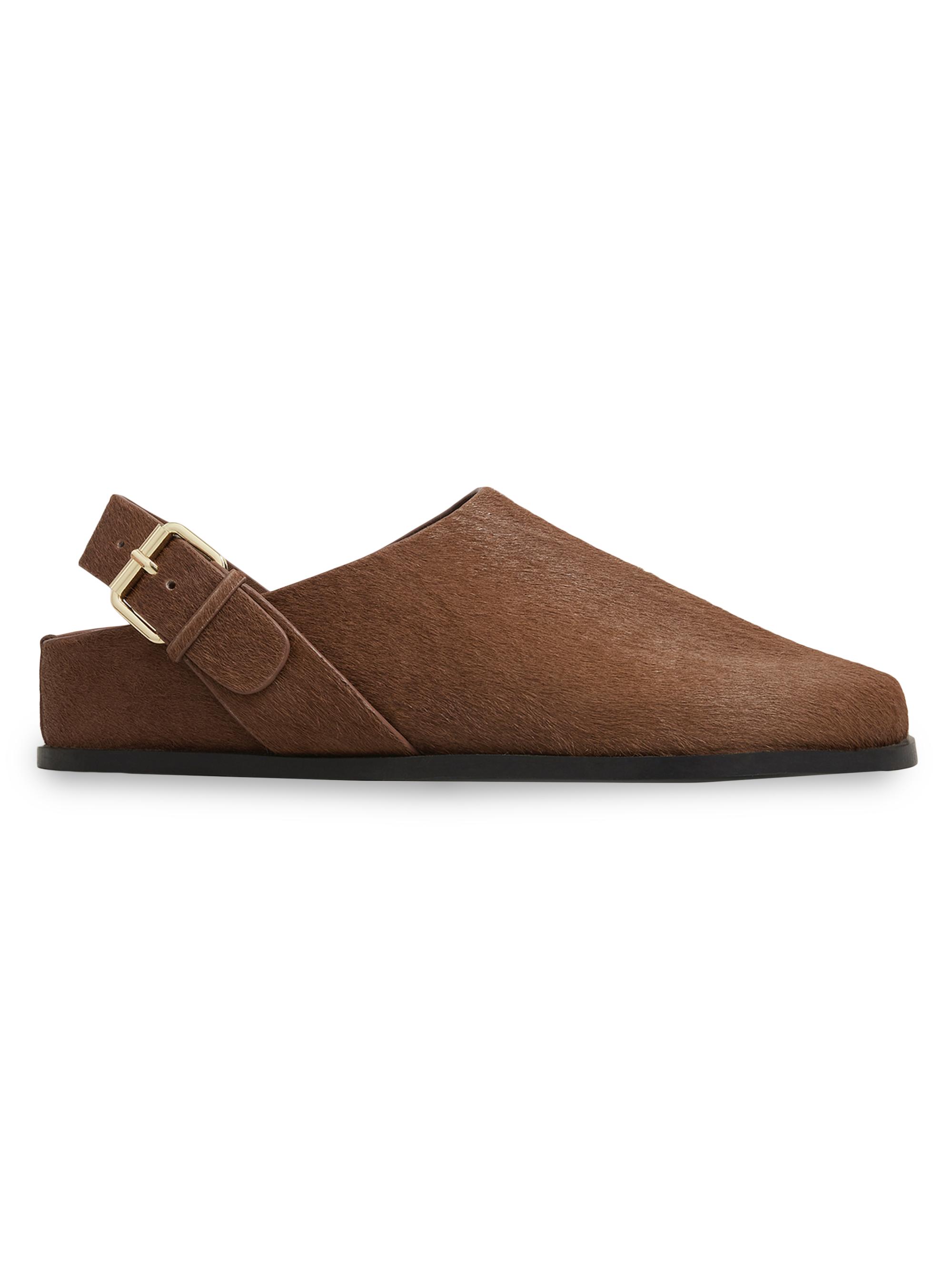 A.Emery Women's Louis Calf Hair Clogs - Pecan