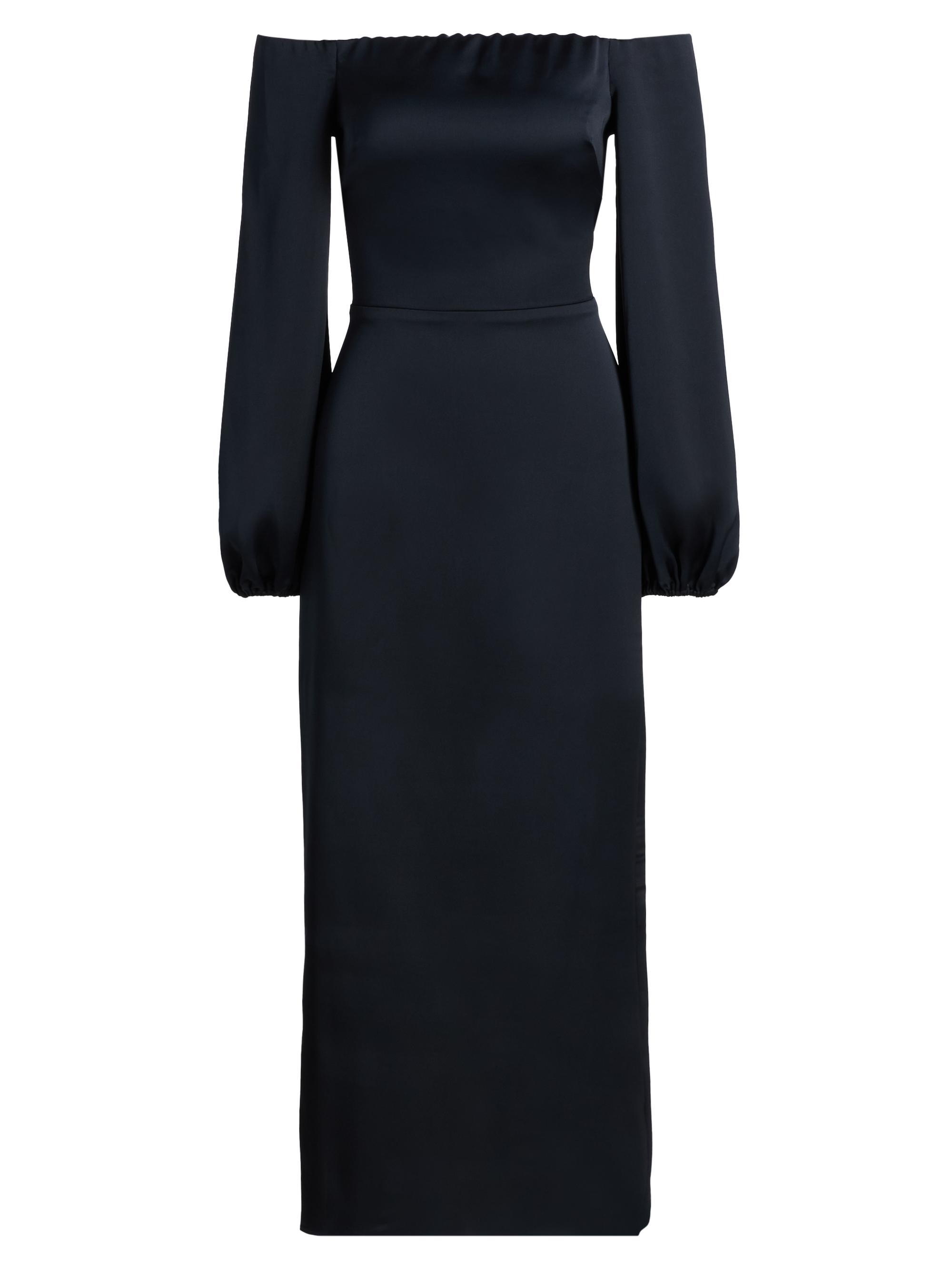 Ramy Brook Women's Shiyan Off-The-Shoulder Midi-Dress - Navy