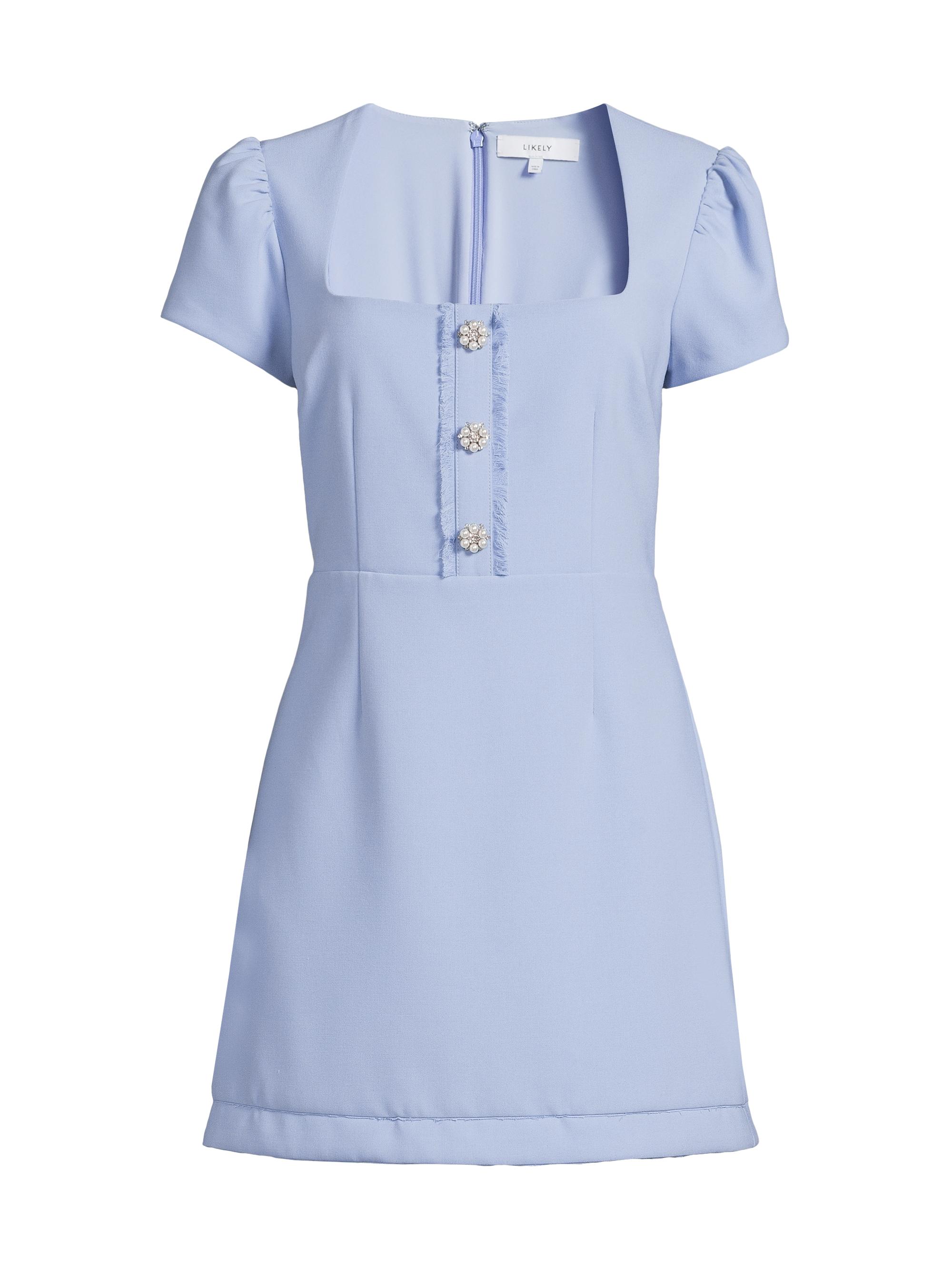 Likely Women's Westy Imitation Pearl & Crystal-Embellished Minidress - Lavender Luster