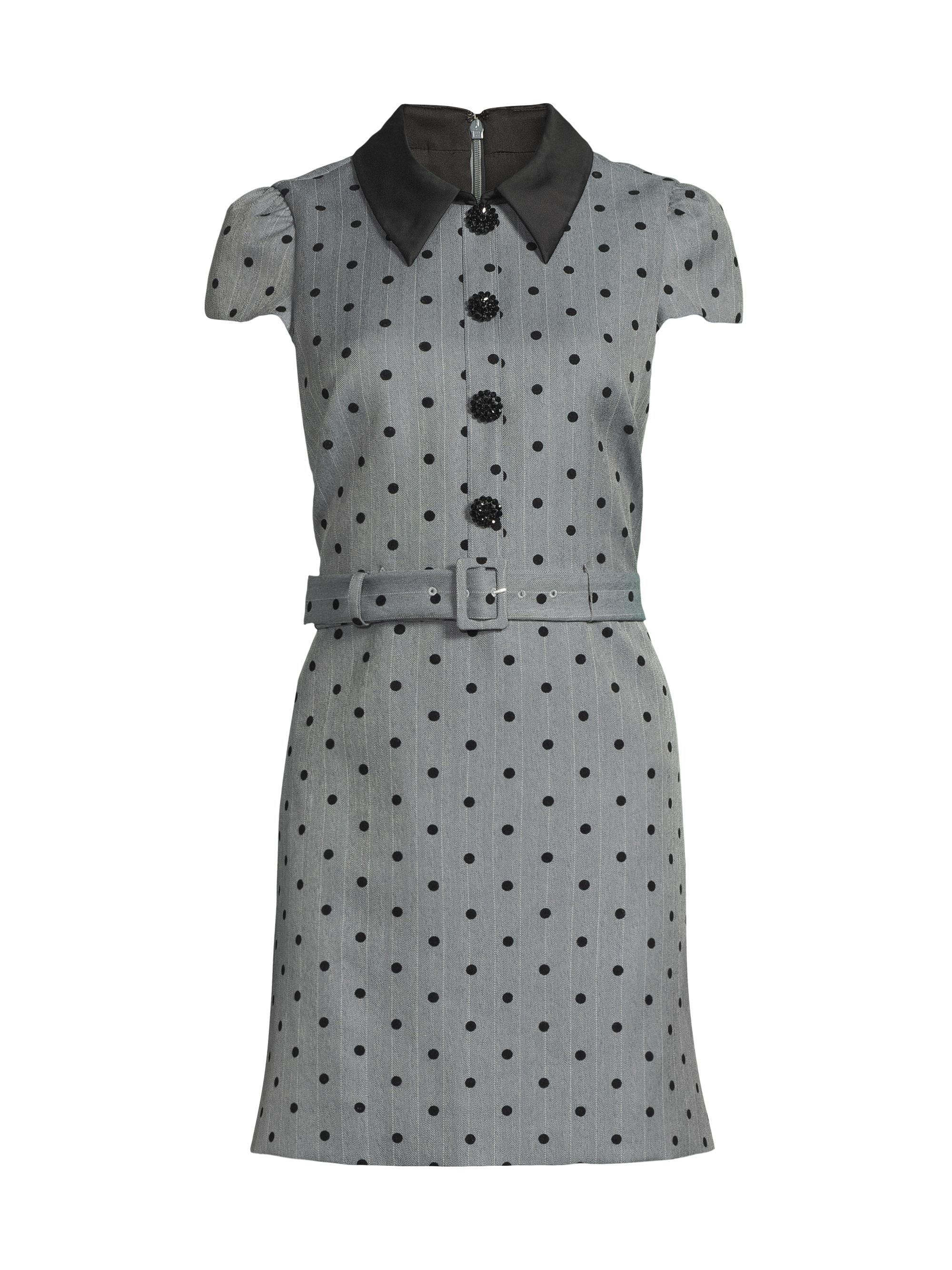 Likely Women's Drop 11 Poppette Polka Dot Minidress - Charcoal