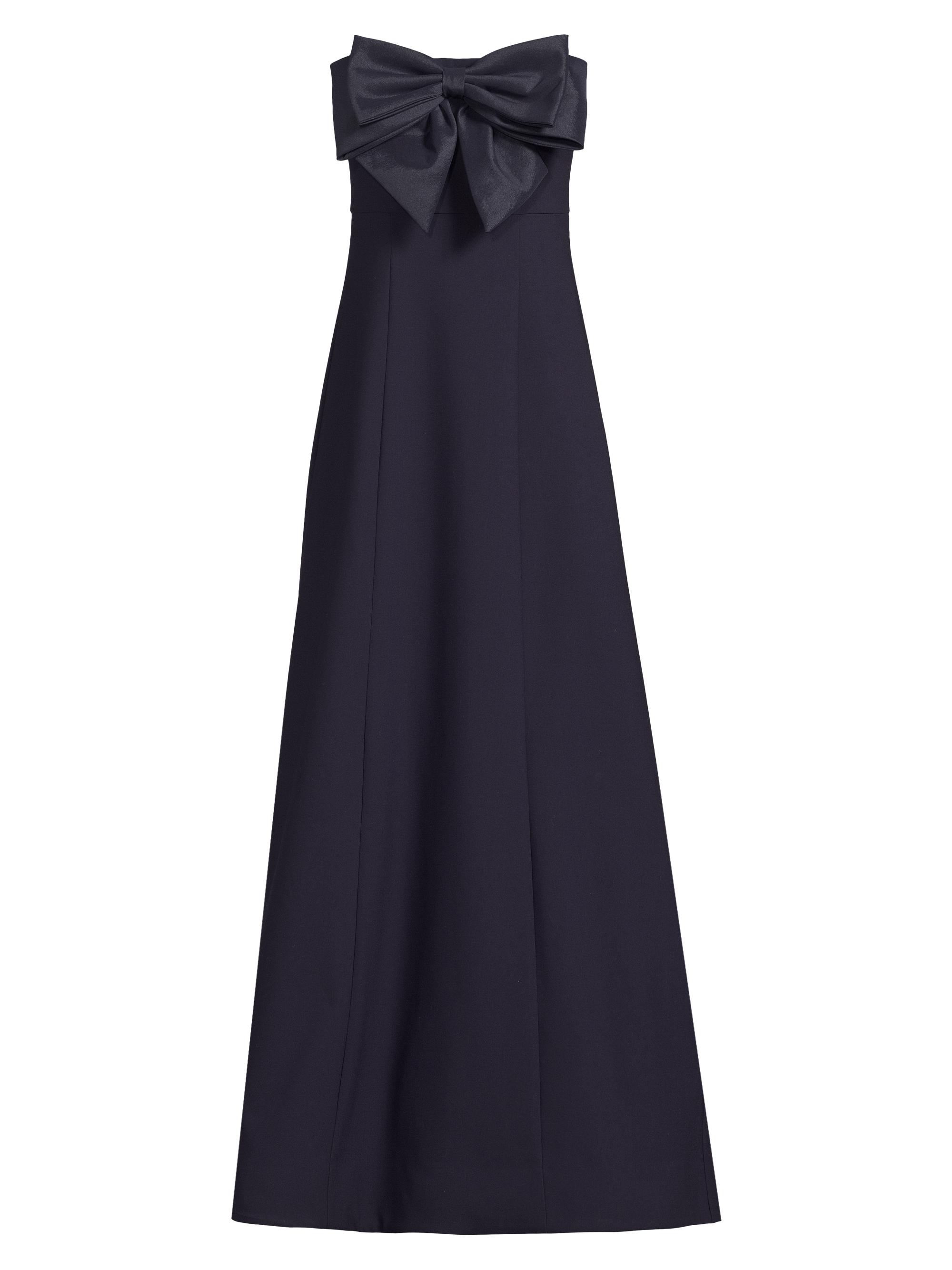 Likely Women's Mayfair Bow-Detail Strapless Gown - Navy