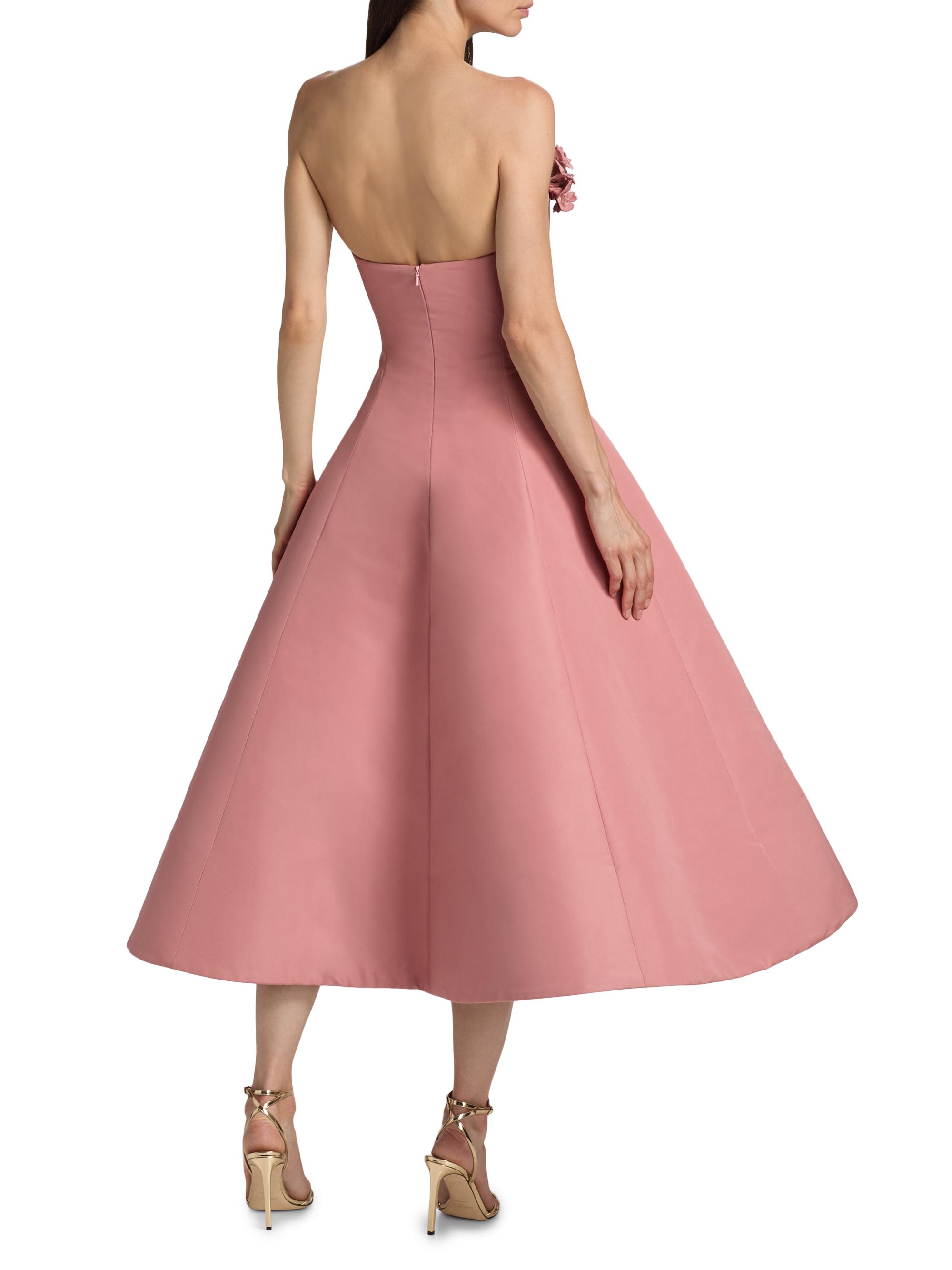 evening dress in shocking pink faille Zapaka Women Hot Pink Glitter Metallic Prom Dress with Slit A-Line Spaghetti Straps Pleated Long Evening Dress, Fuchsia / US14 main image 1