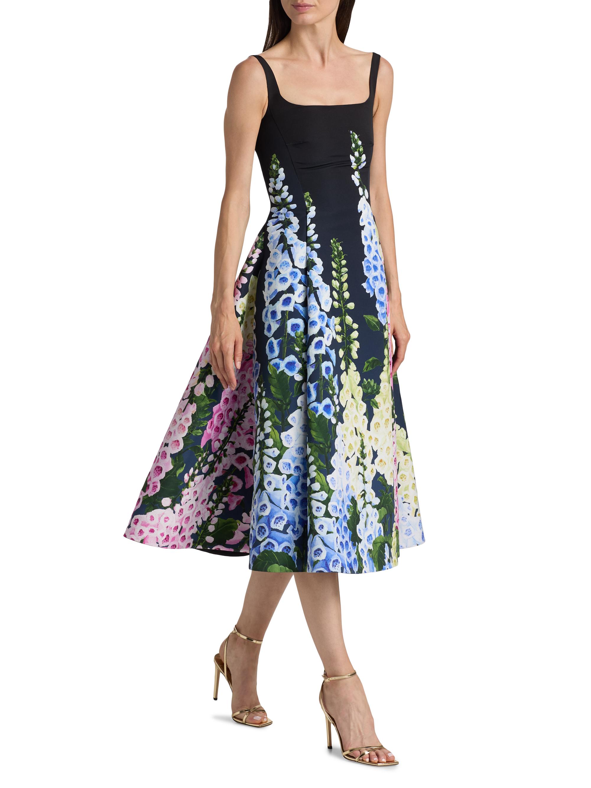 Degradé Foxglove Faille Dress 0