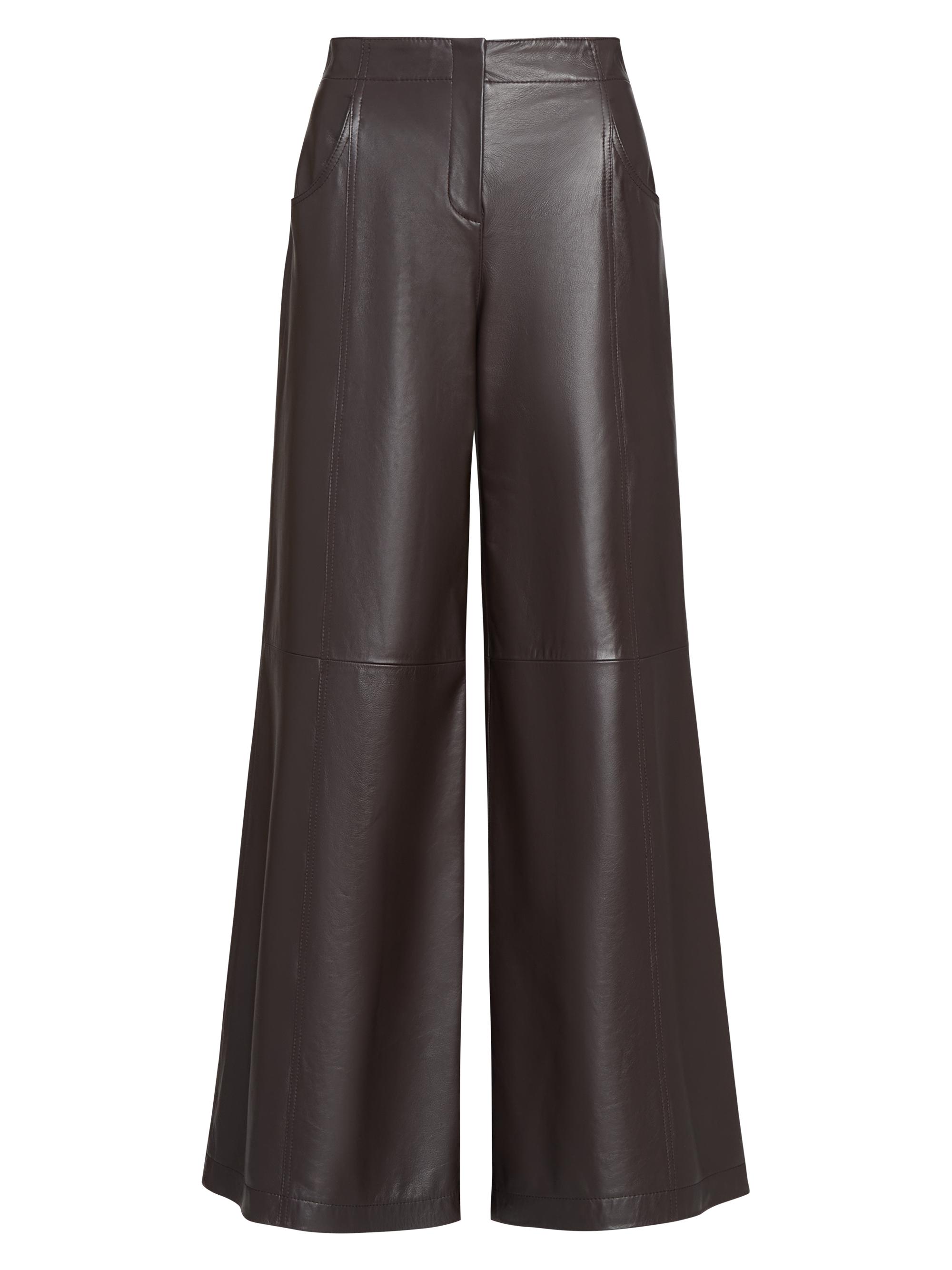 TWP Didi Leather Wide-Leg Pants | Saks Fifth Avenue