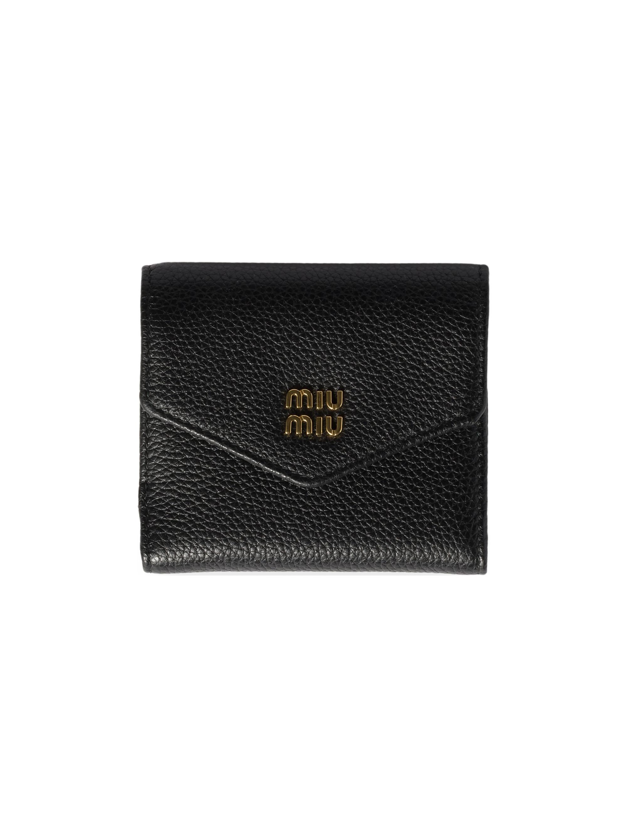 Miu Miu Women's  Leather Wallet - Black