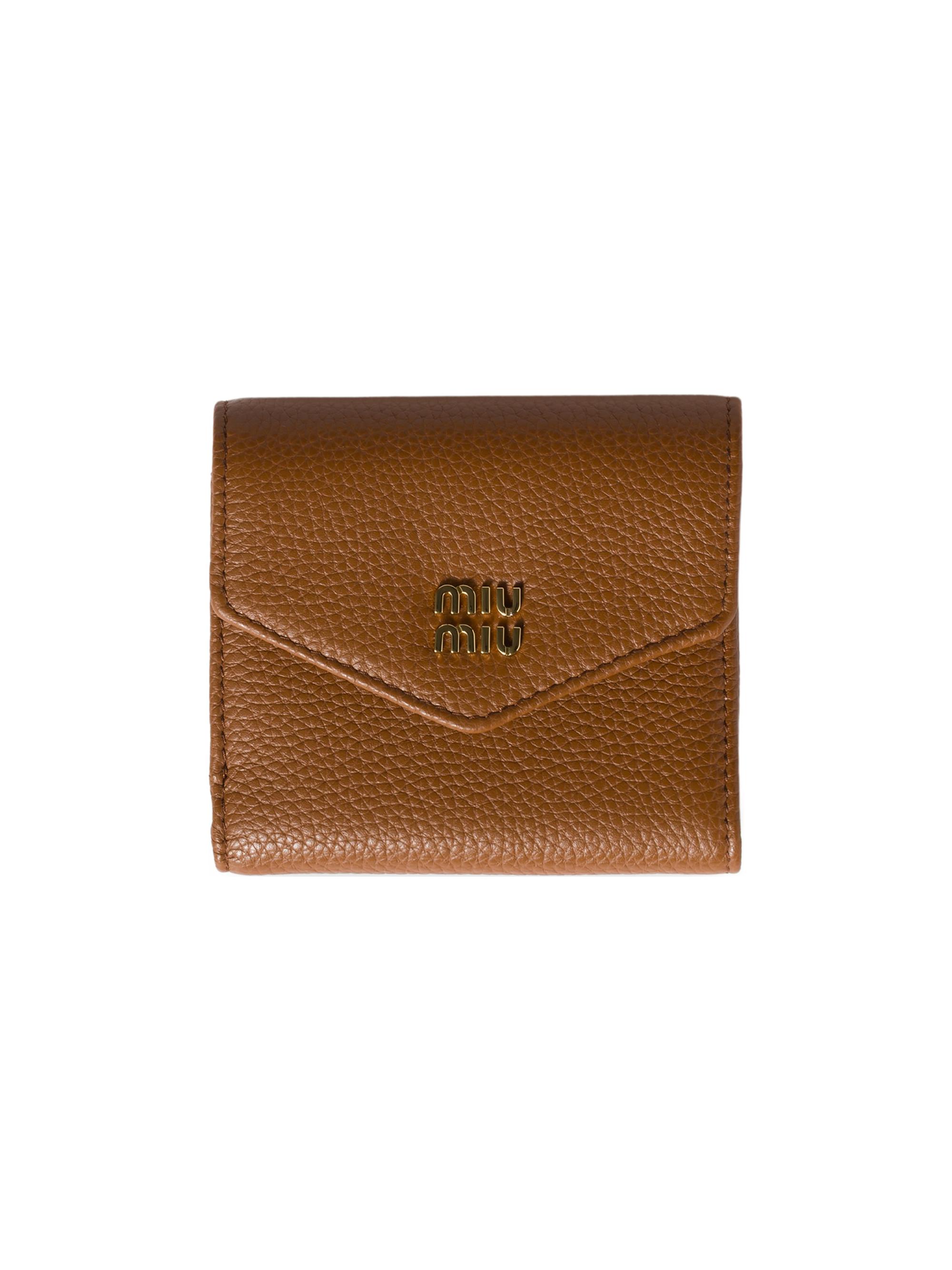 Miu Miu Small Leather Wallet | Saks Fifth Avenue