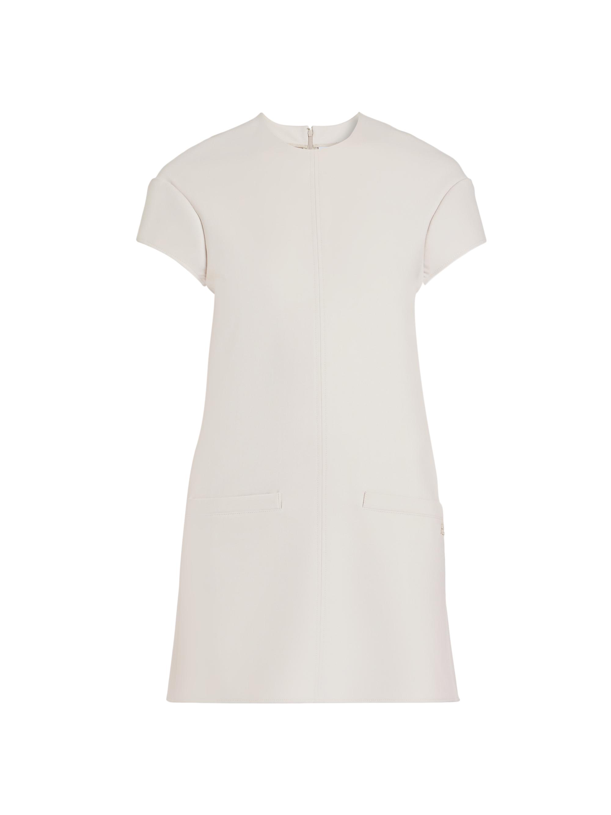 Courreges Women's Heritage Wool-Blend Minidress - Clay