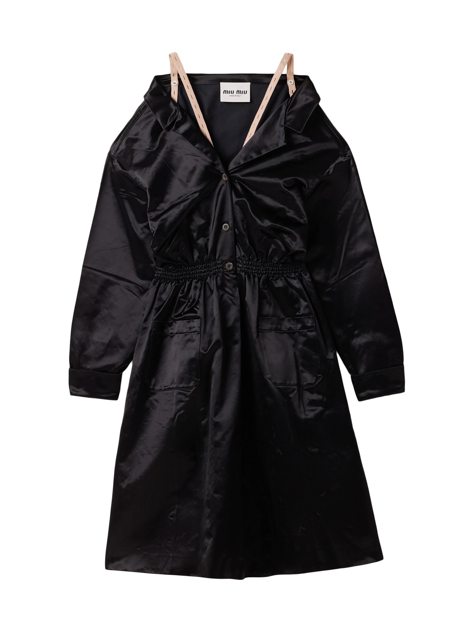 Miu Miu Women's Satin Dress - Black