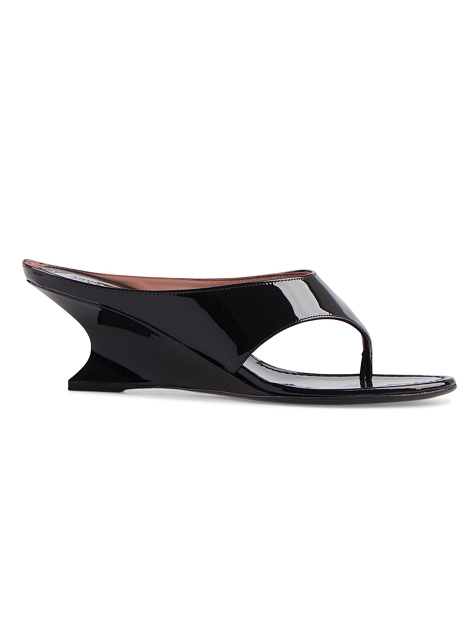 Khaite Marlow 55MM Leather Sculptural Mules | Saks Fifth Avenue