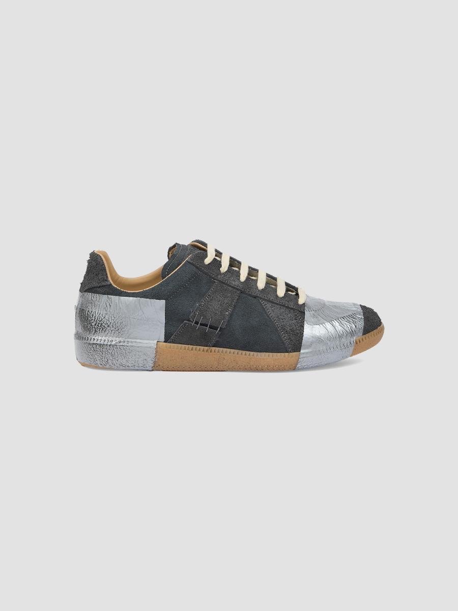 Maison Margiela Replica Deconstructed Suede Sneakers | Saks Fifth