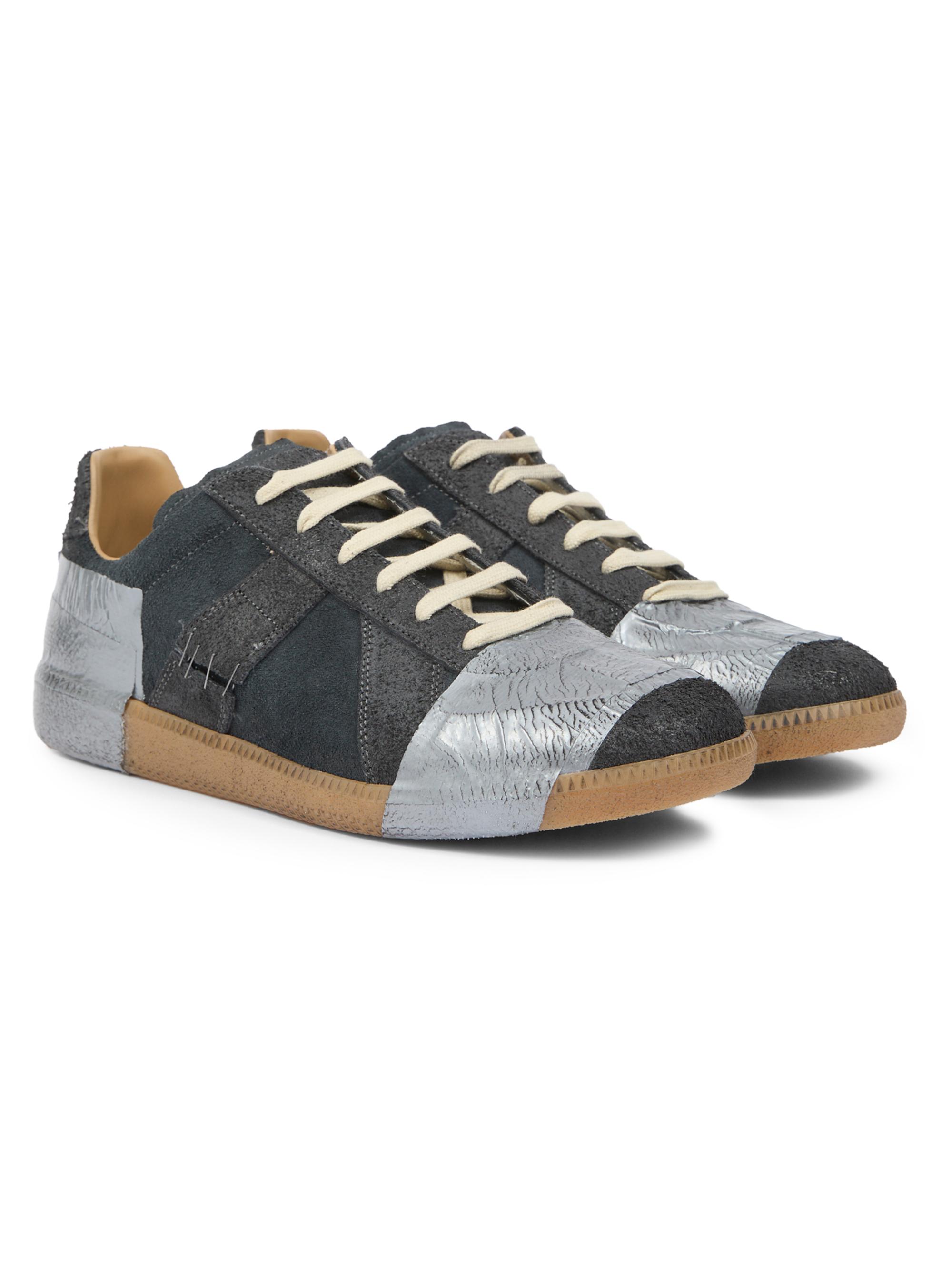 Maison Margiela Replica Deconstructed Suede Sneakers | Saks Fifth
