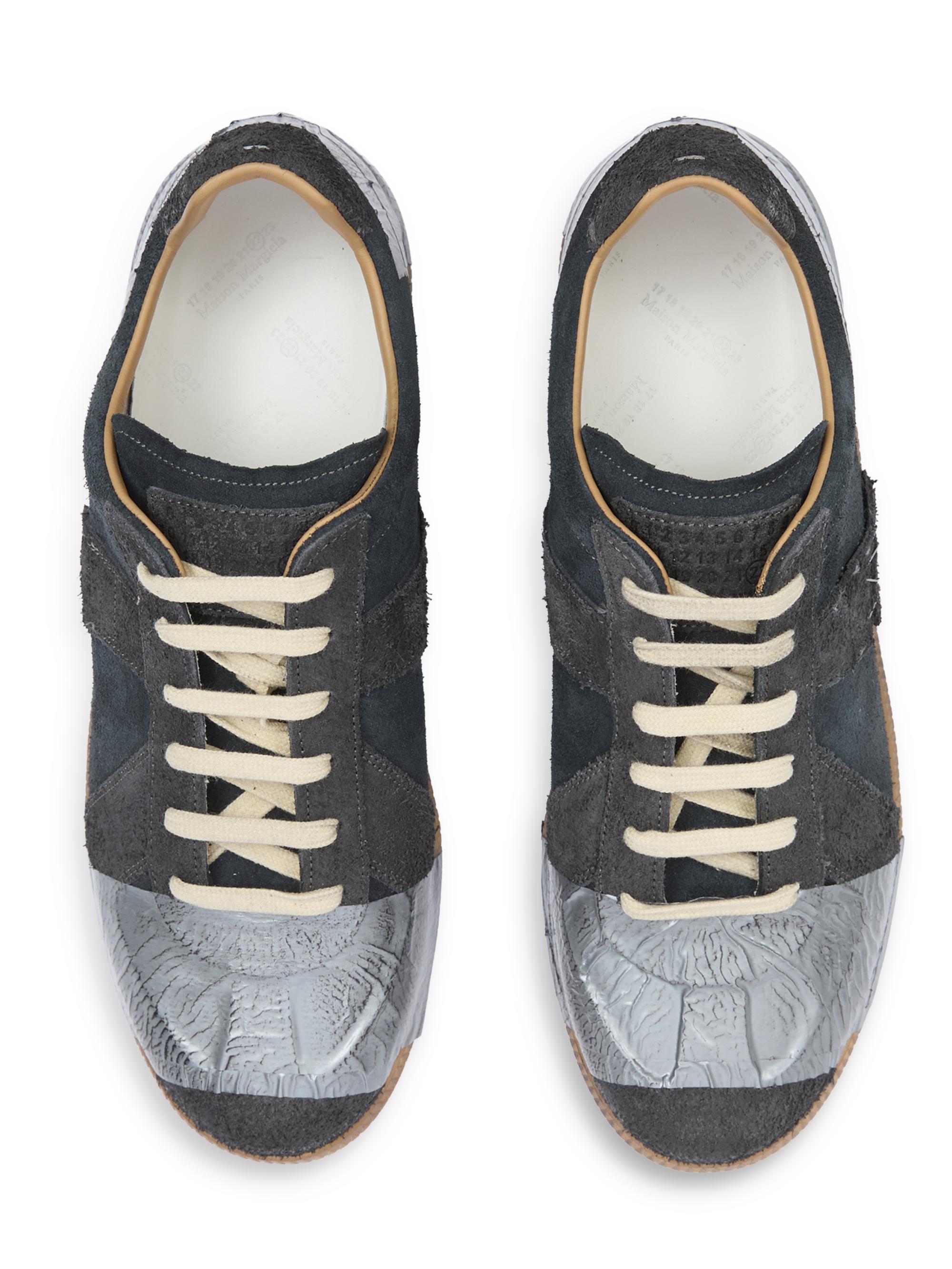 Maison Margiela Replica Deconstructed Suede Sneakers | Saks Fifth