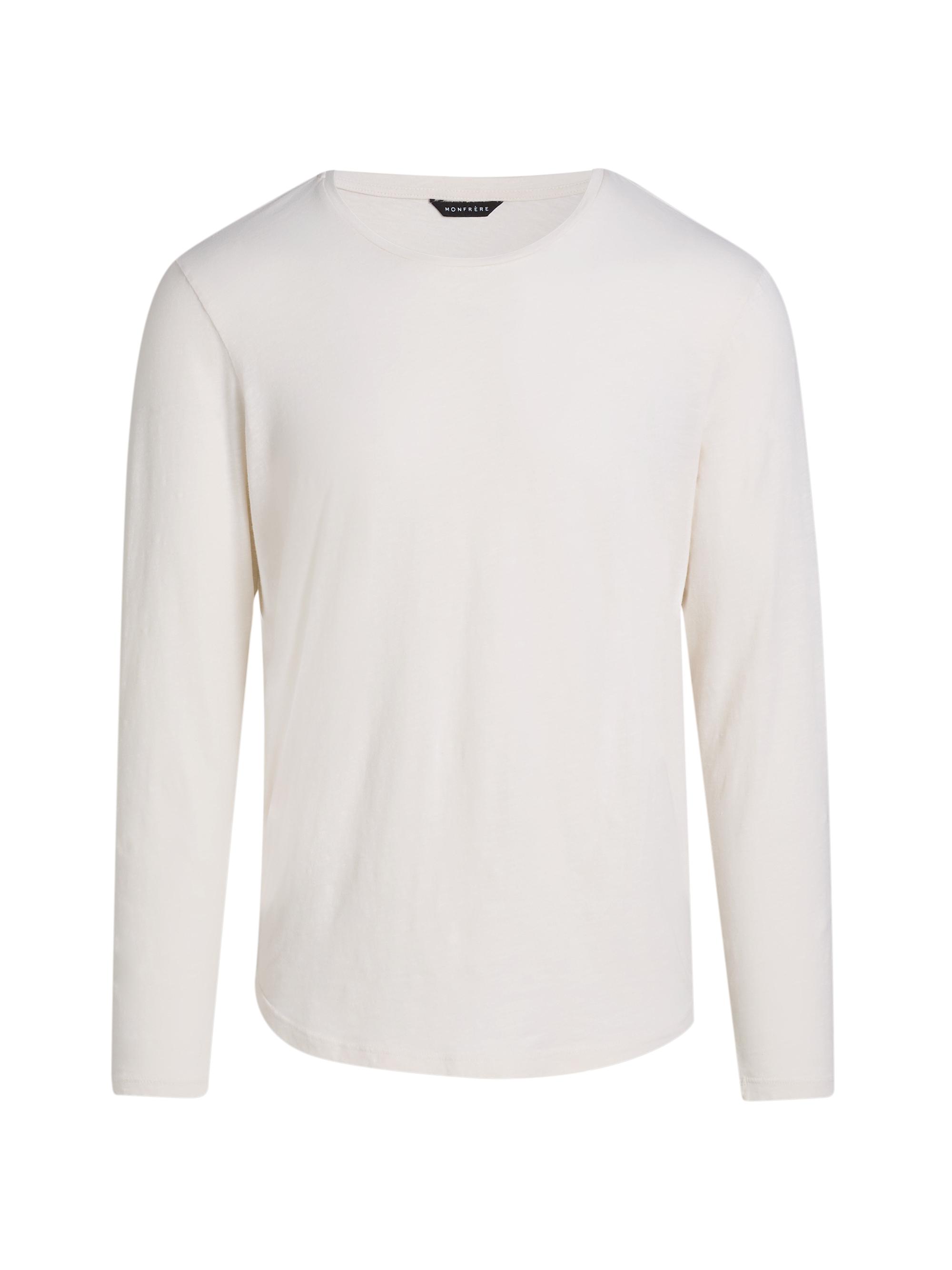 Monfrère Men's Dann Long-Sleeve T-Shirt - Vintage Blanc