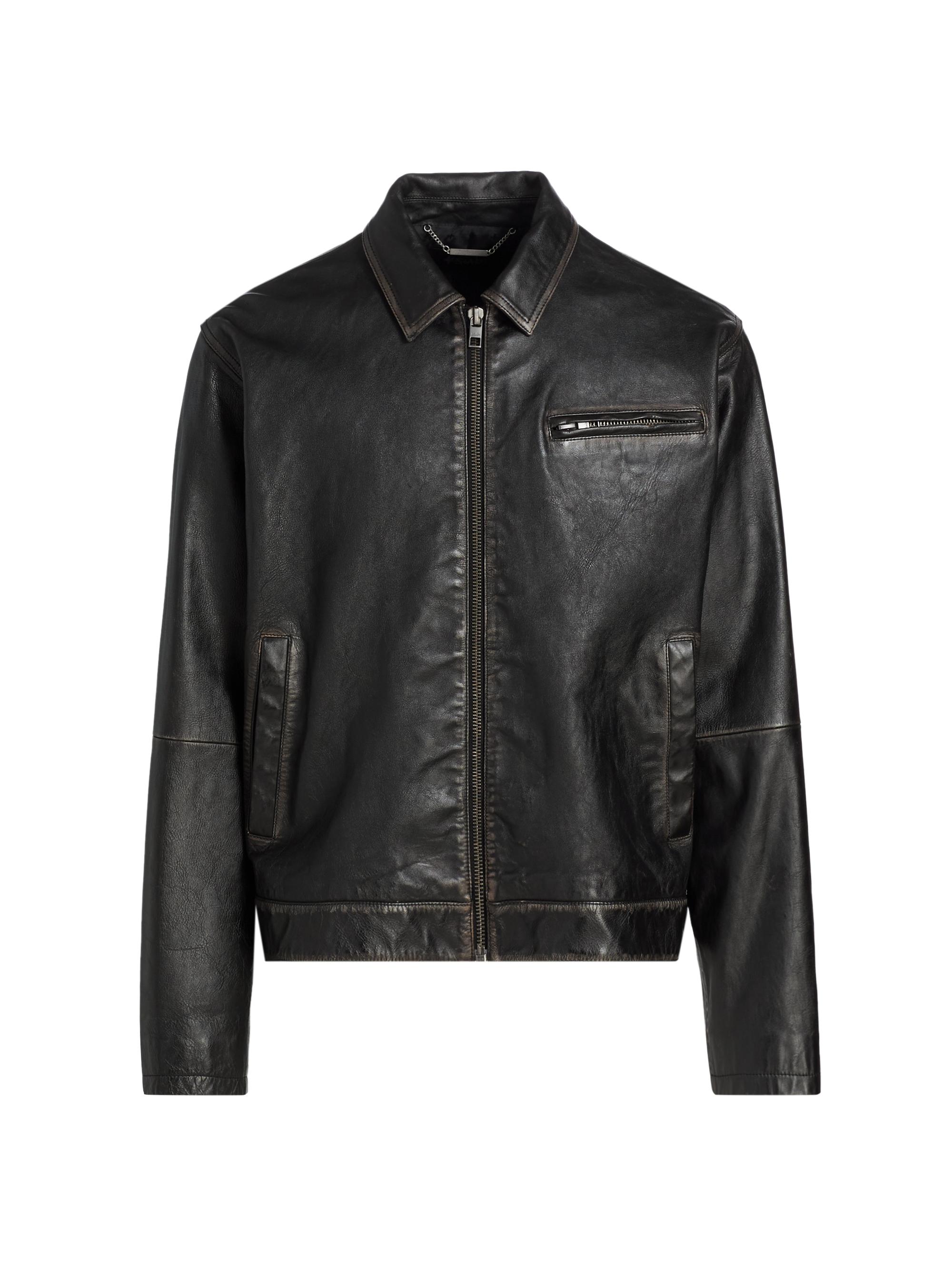 Theory Wyatt Leather Jacket | Saks Fifth Avenue