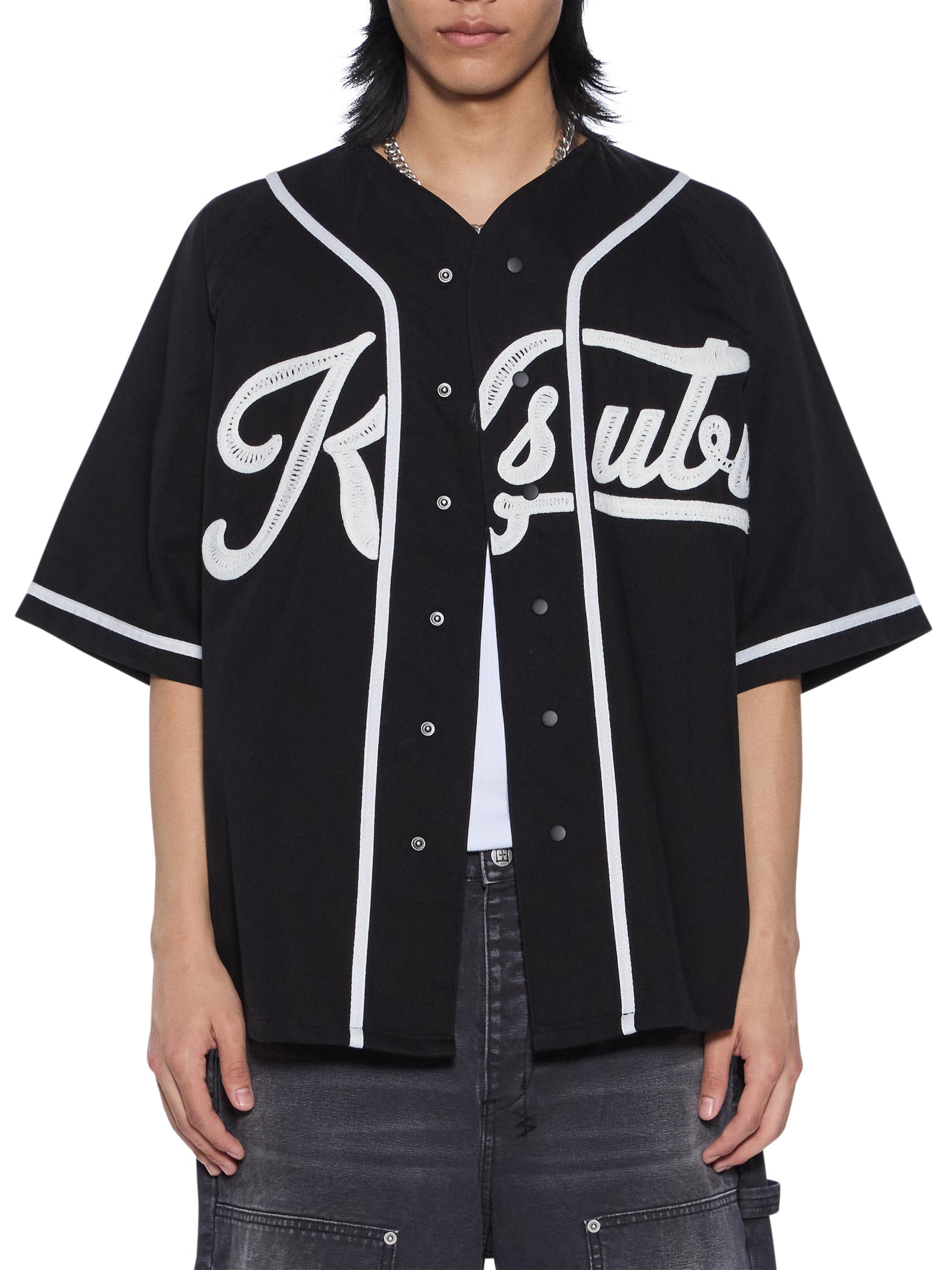 Ksubi Men's Outfield Logo Baseball Jersey - Black