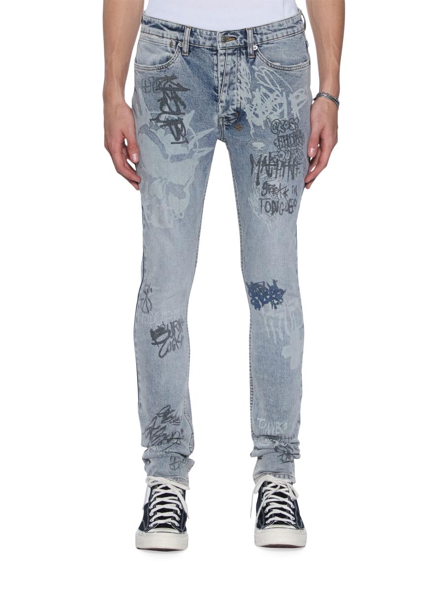 Ksubi Van Winkle Rogue Graffiti Skinny Jeans | Saks Fifth Avenue
