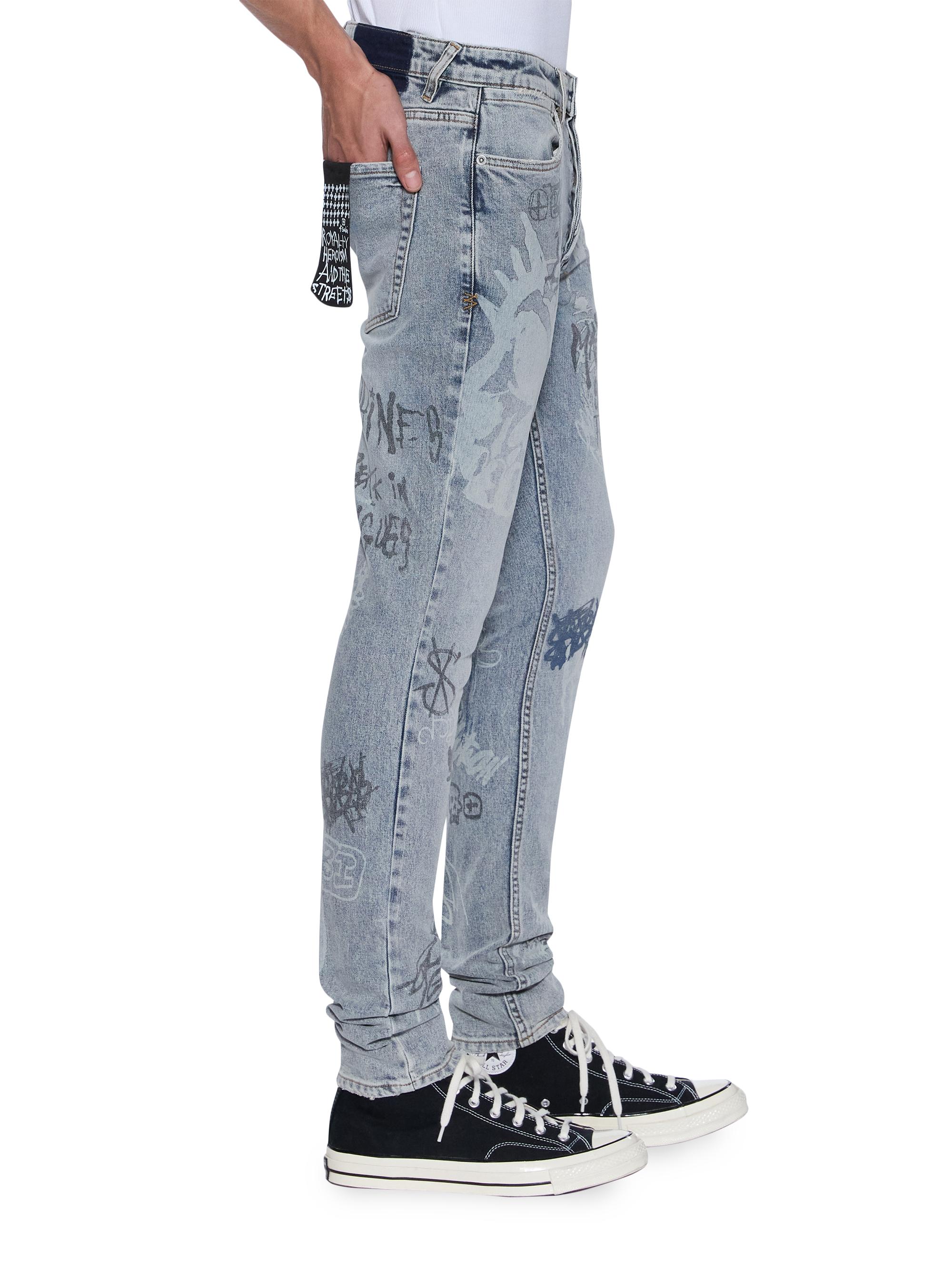 Ksubi Van Winkle Rogue Graffiti Skinny Jeans | Saks Fifth Avenue