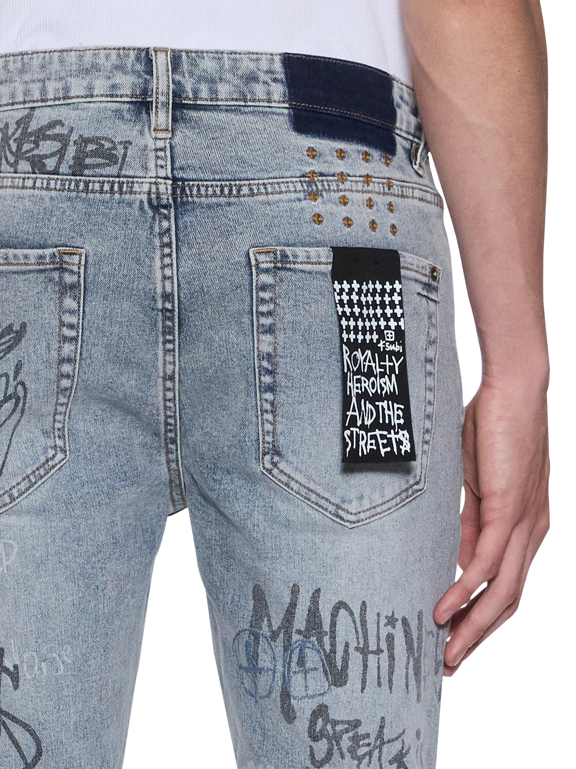 Ksubi Van Winkle Rogue Graffiti Skinny Jeans | Saks Fifth Avenue